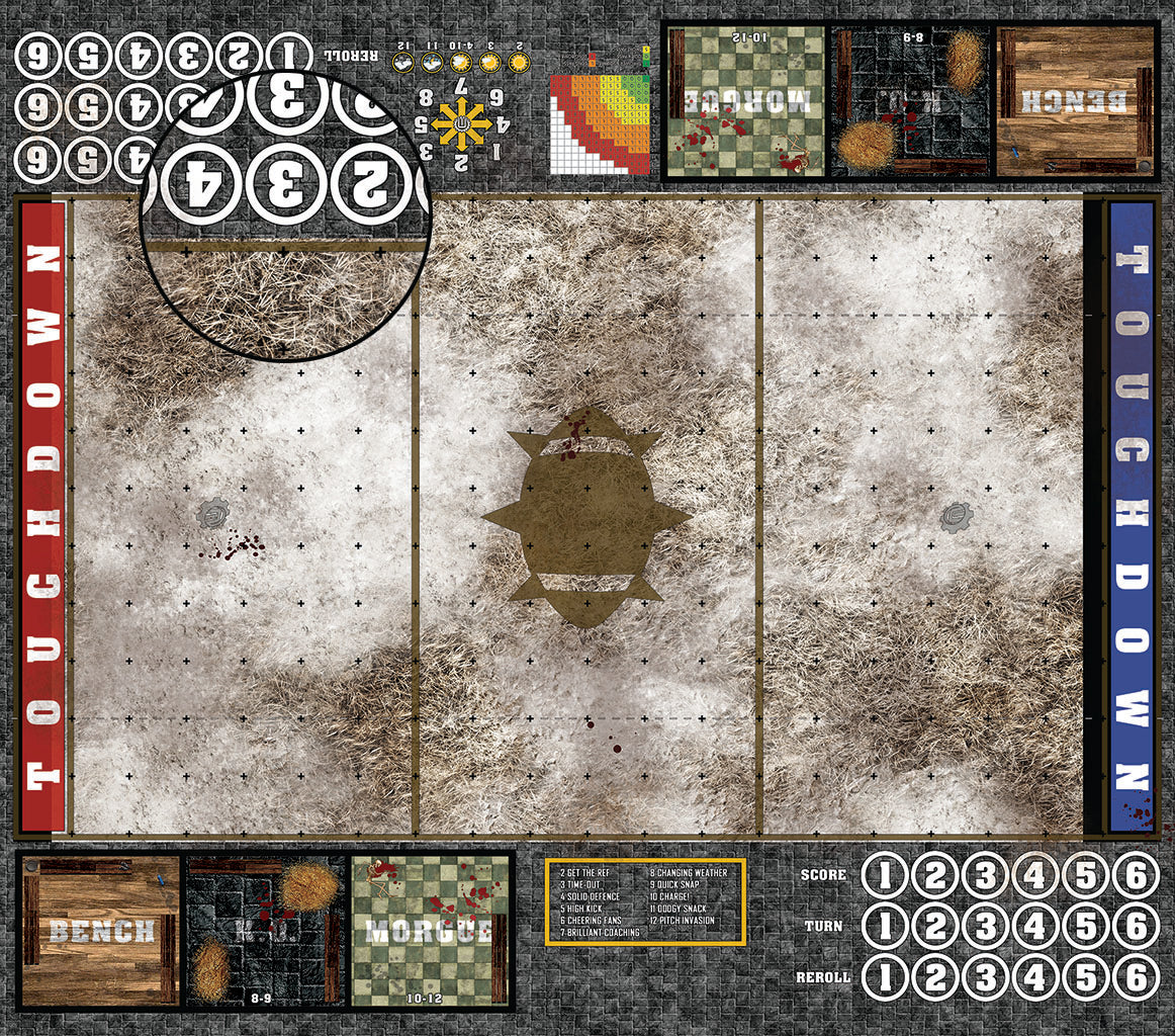 Custom Fantasy Football 7s Play Mat / Pitch from Mats by Mars