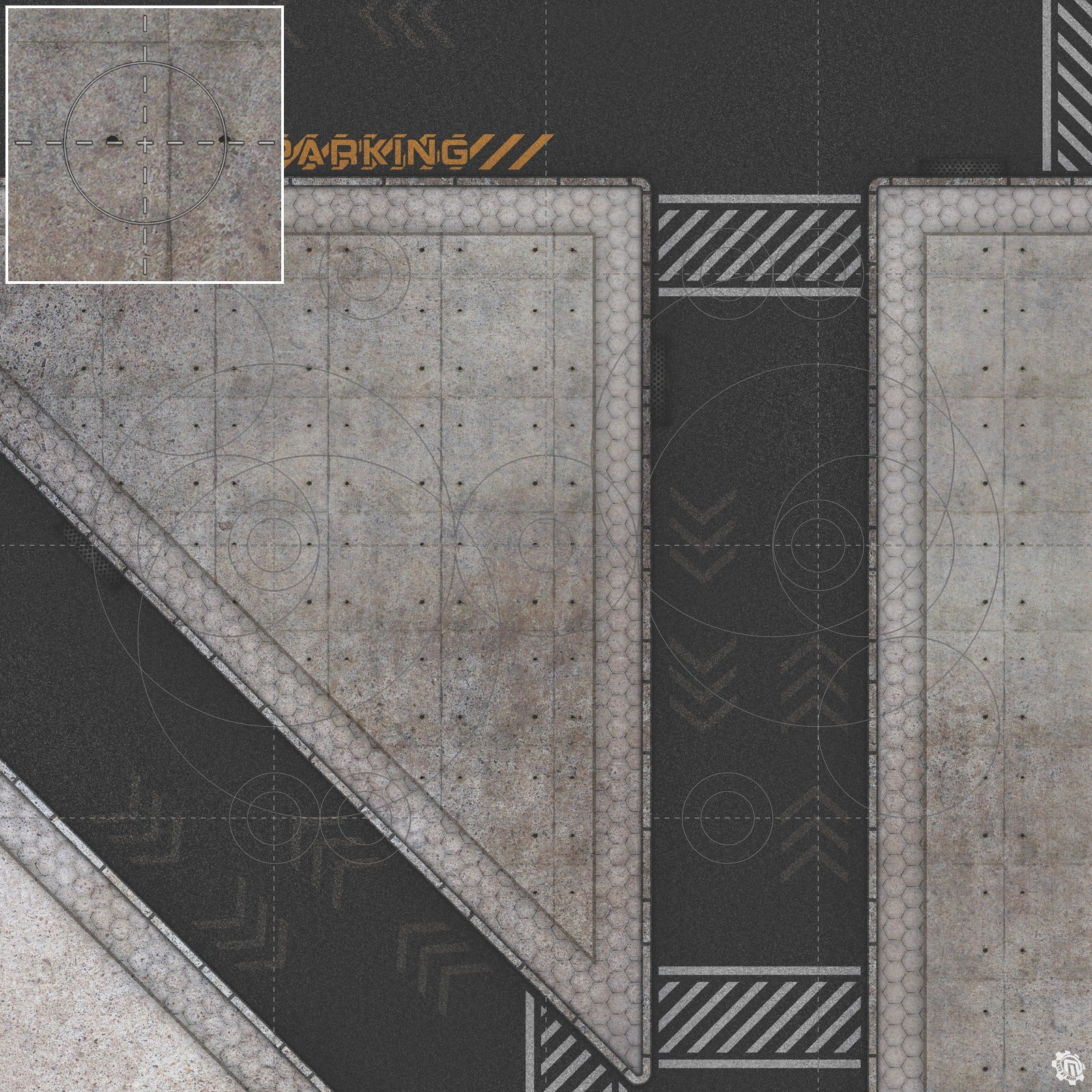 Mats by Mars: Hab Blok A Tabletop Wargaming Play Mat