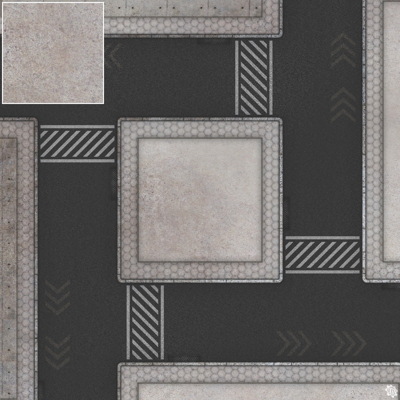 Mats by Mars: Hab Blok E Tabletop Wargaming Play Mat
