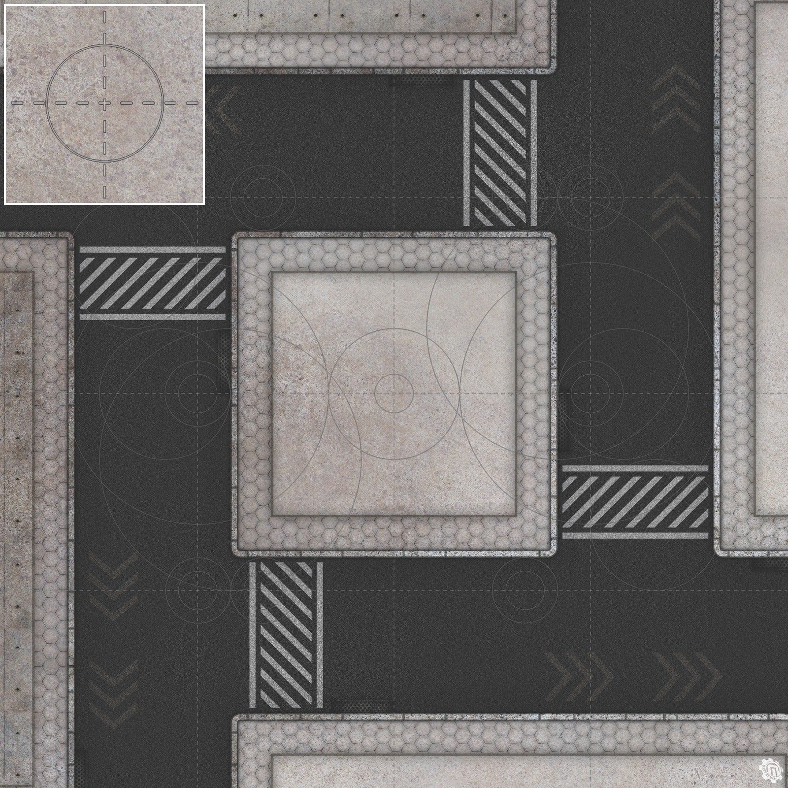 Mats by Mars: Hab Blok E Tabletop Wargaming Play Mat