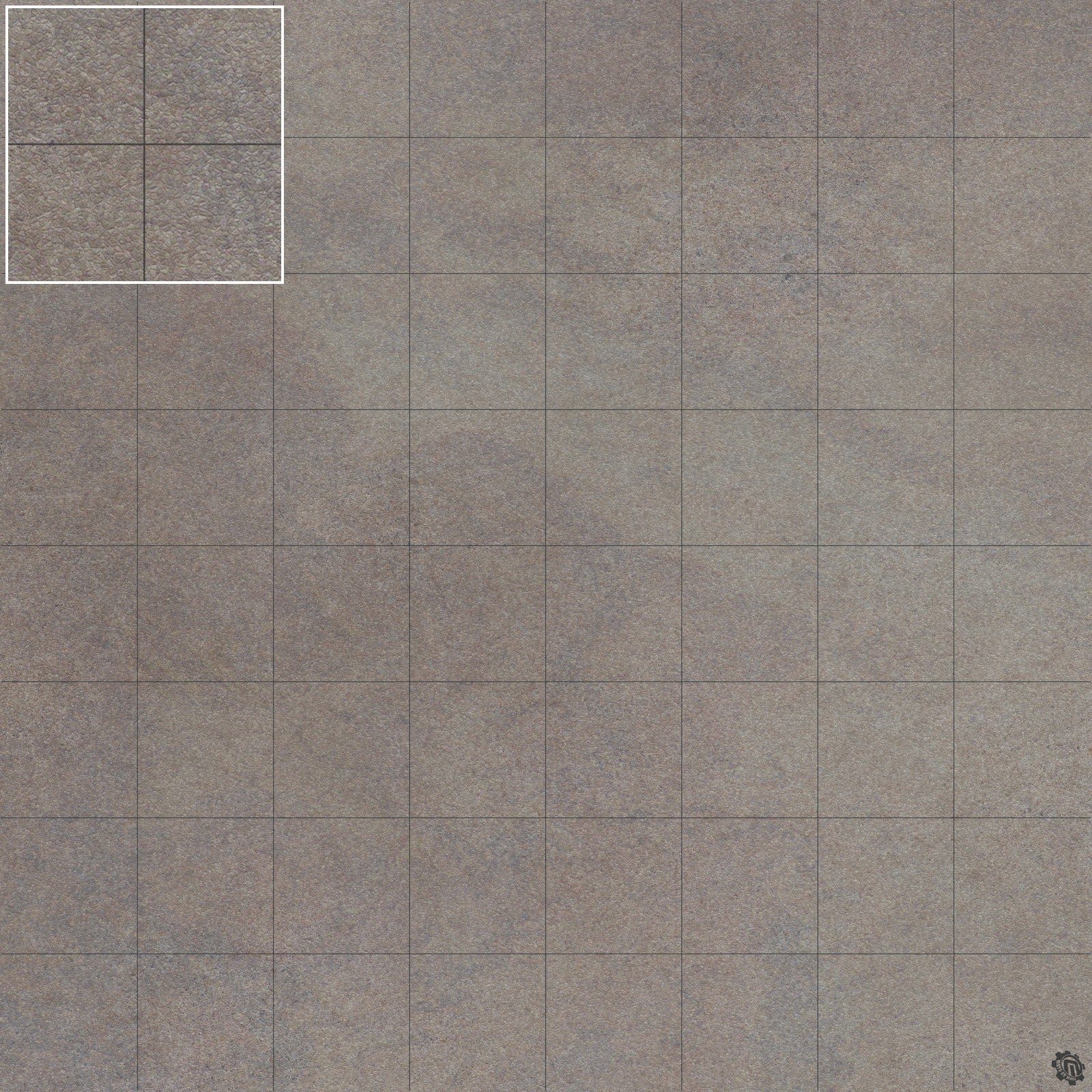 Mats by Mars: Koncrete Blok (Dark) Tabletop Wargaming Play Mat