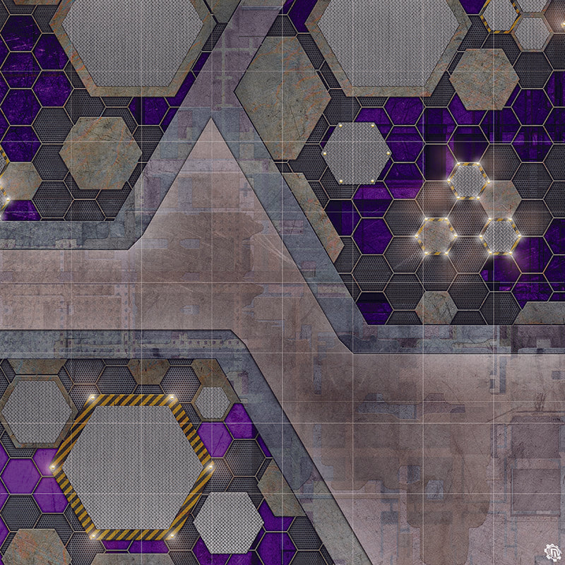 Mats by Mars: Quinfinity Amethyst Tabletop Wargaming Play Mat