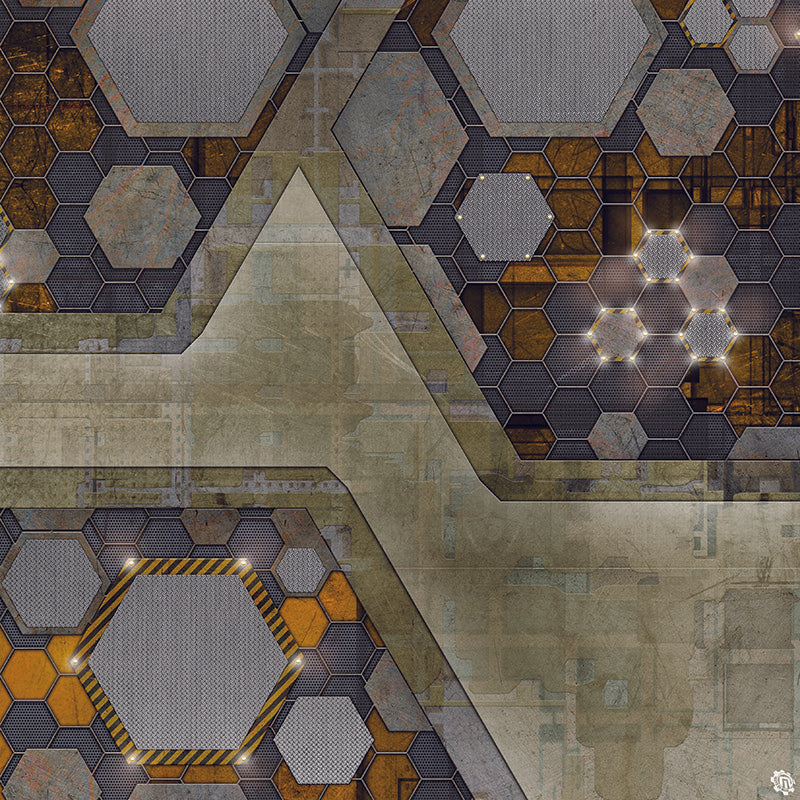 Mats by Mars: Quinfinity Citrine Tabletop Wargaming Play Mat