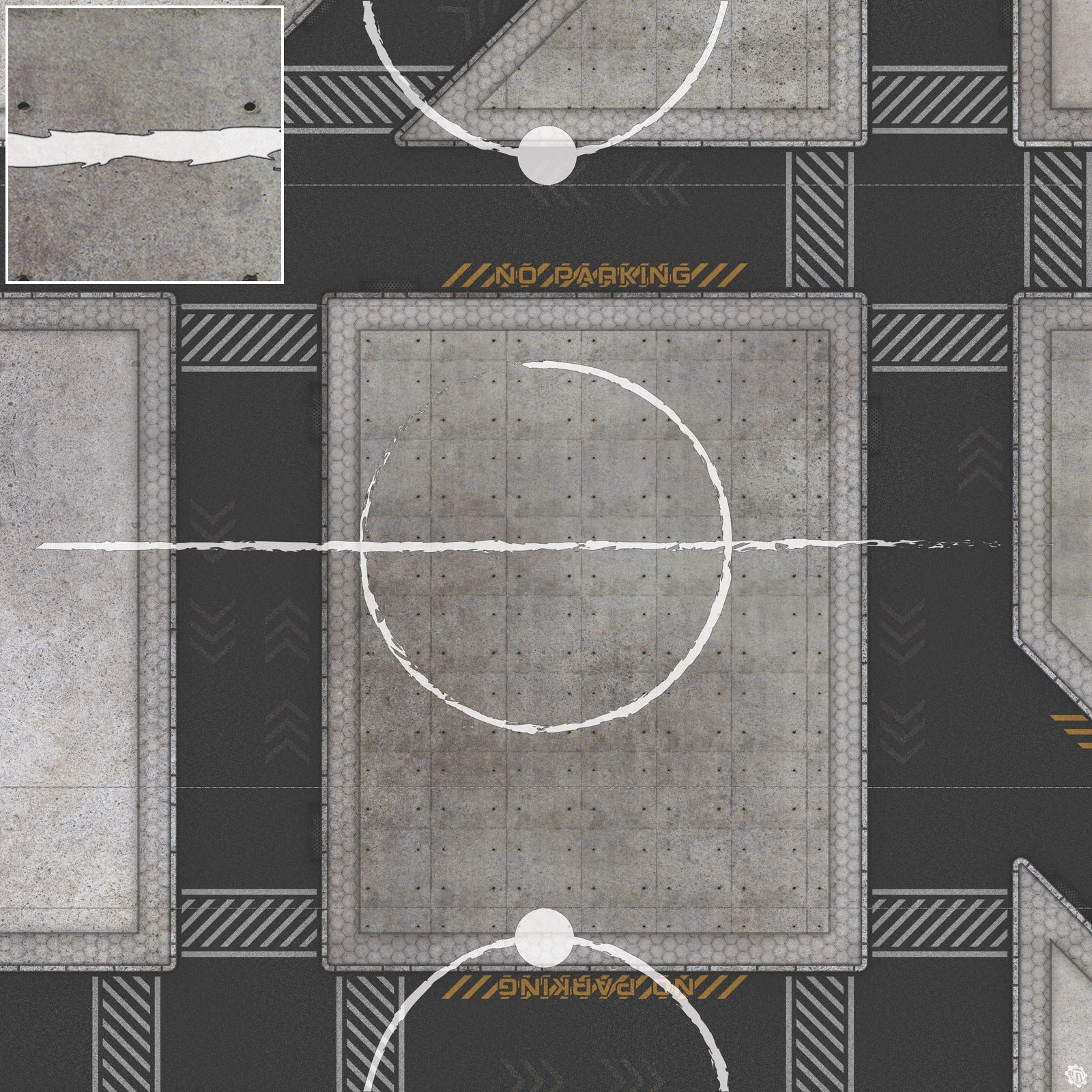 Mats by Mars: Hab Blok B Tabletop Wargaming Play Mat