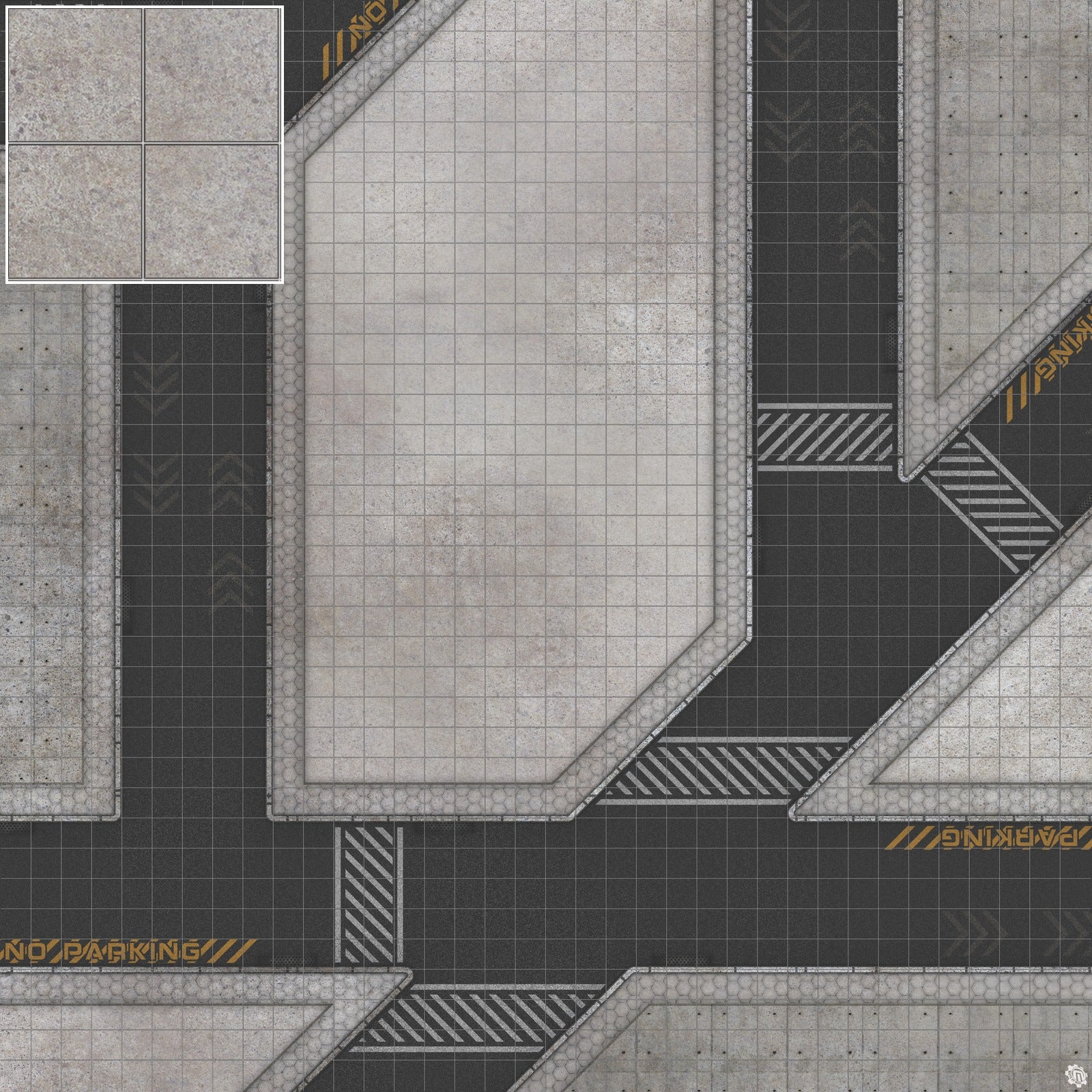 Mats by Mars: Hab Blok C Tabletop Wargaming Play Mat