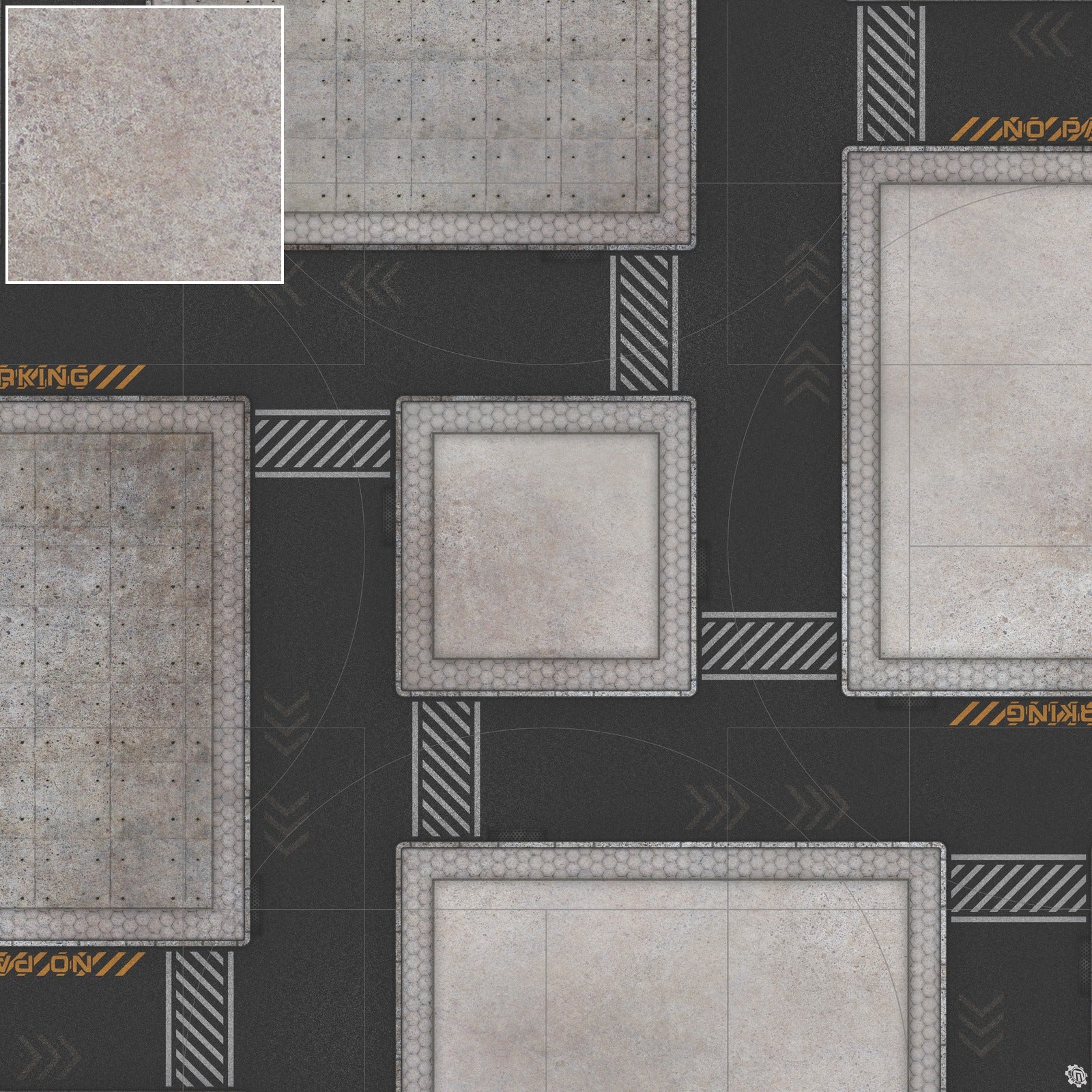Mats by Mars: Hab Blok E Tabletop Wargaming Play Mat