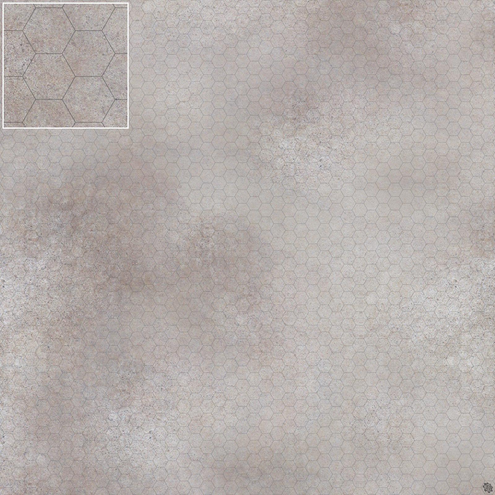 Mats by Mars: Koncrete Blok (Light) Tabletop Wargaming Play Mat