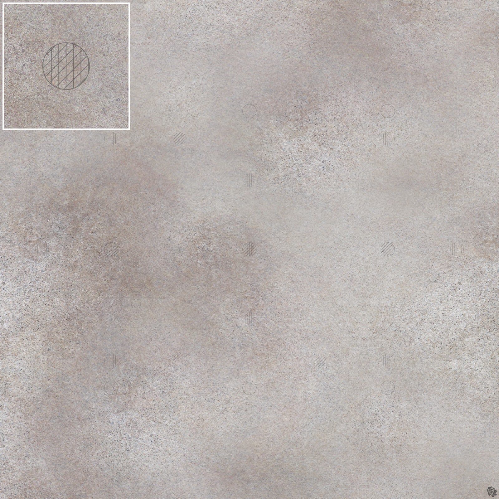 Mats by Mars: Koncrete Blok (Light) Tabletop Wargaming Play Mat