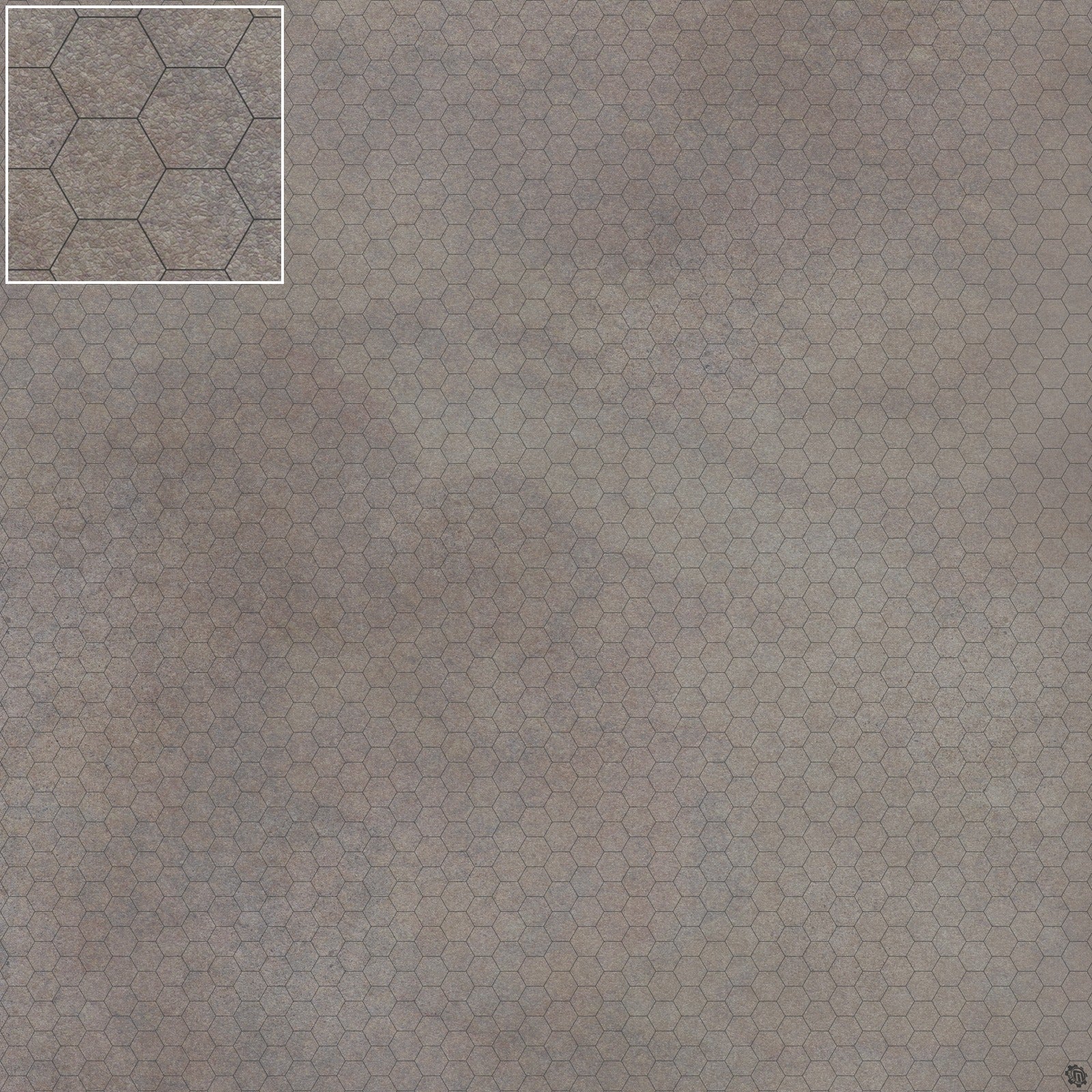Mats by Mars: Koncrete Blok (Dark) Tabletop Wargaming Play Mat