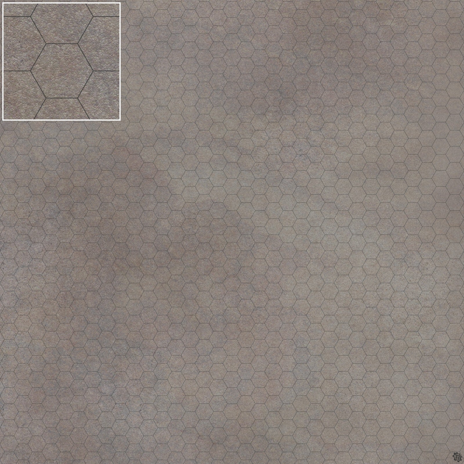 Mats by Mars: Koncrete Blok (Dark) Tabletop Wargaming Play Mat
