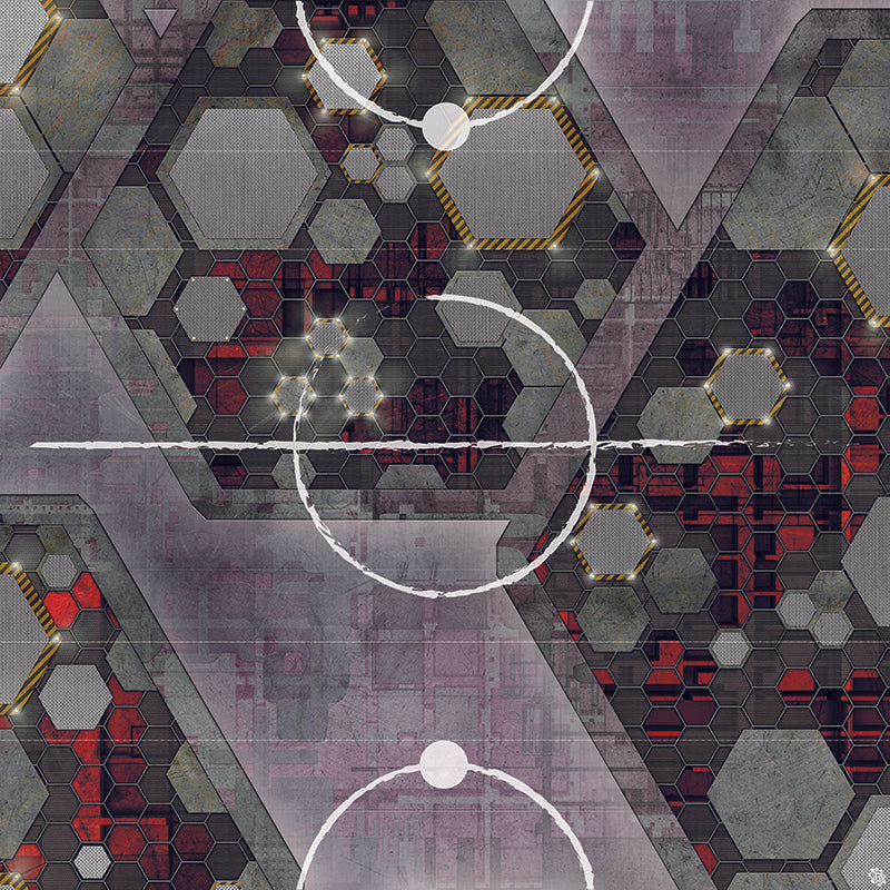 Mats by Mars: Quinfinity Ruby Tabletop Wargaming Play Mat