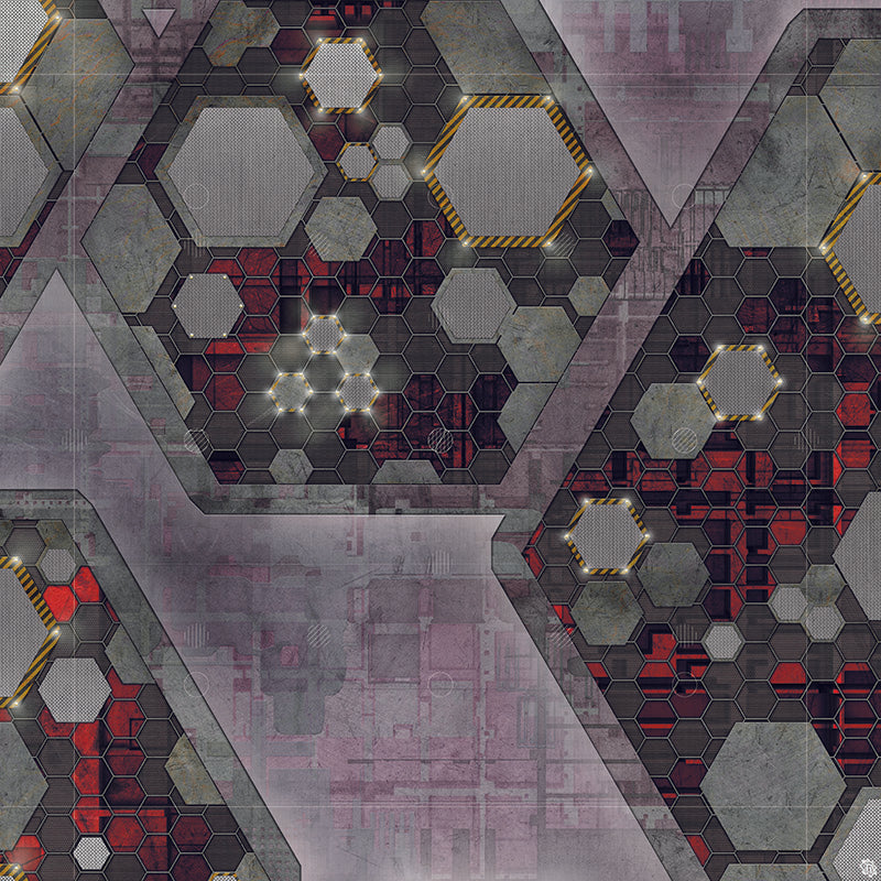 Mats by Mars: Quinfinity Ruby Tabletop Wargaming Play Mat