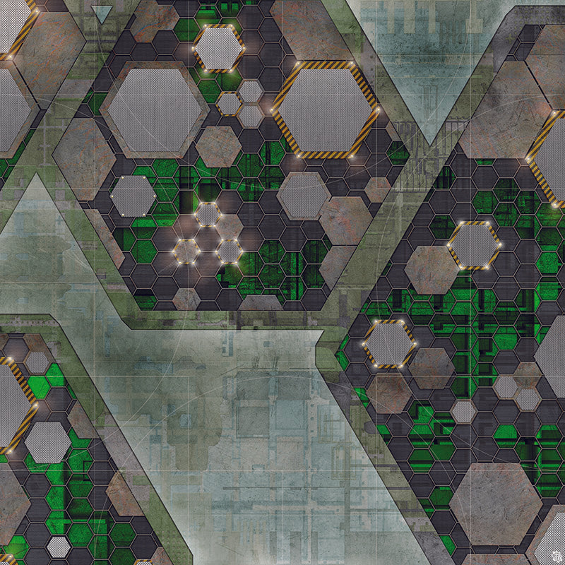 Mats by Mars: Quinfinity Jade Tabletop Wargaming Play Mat