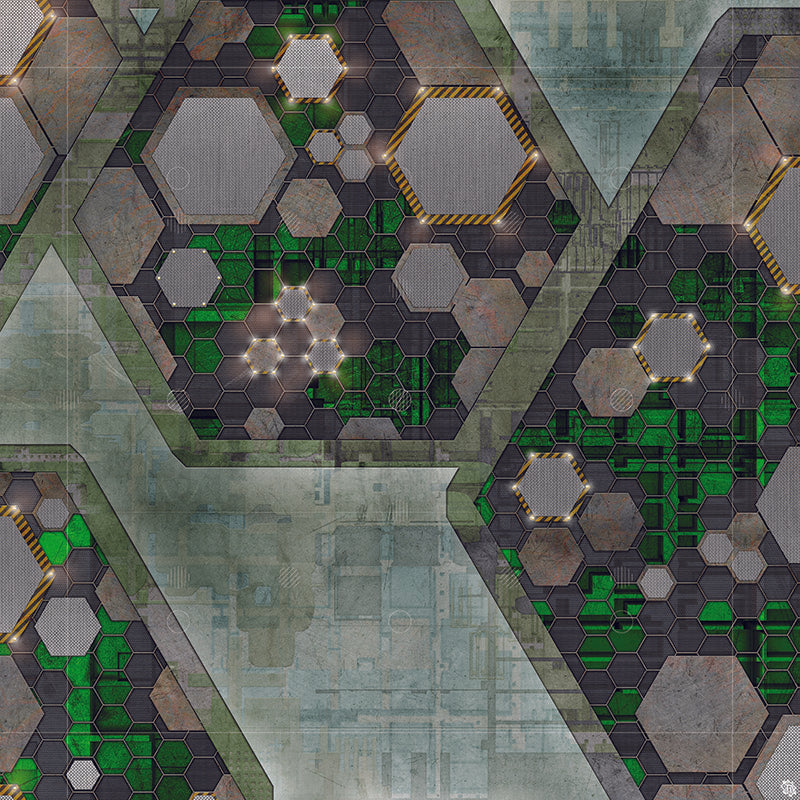 Mats by Mars: Quinfinity Jade Tabletop Wargaming Play Mat