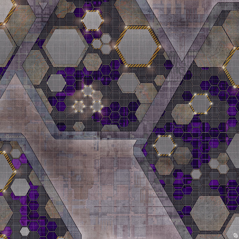 Mats by Mars: Quinfinity Amethyst Tabletop Wargaming Play Mat