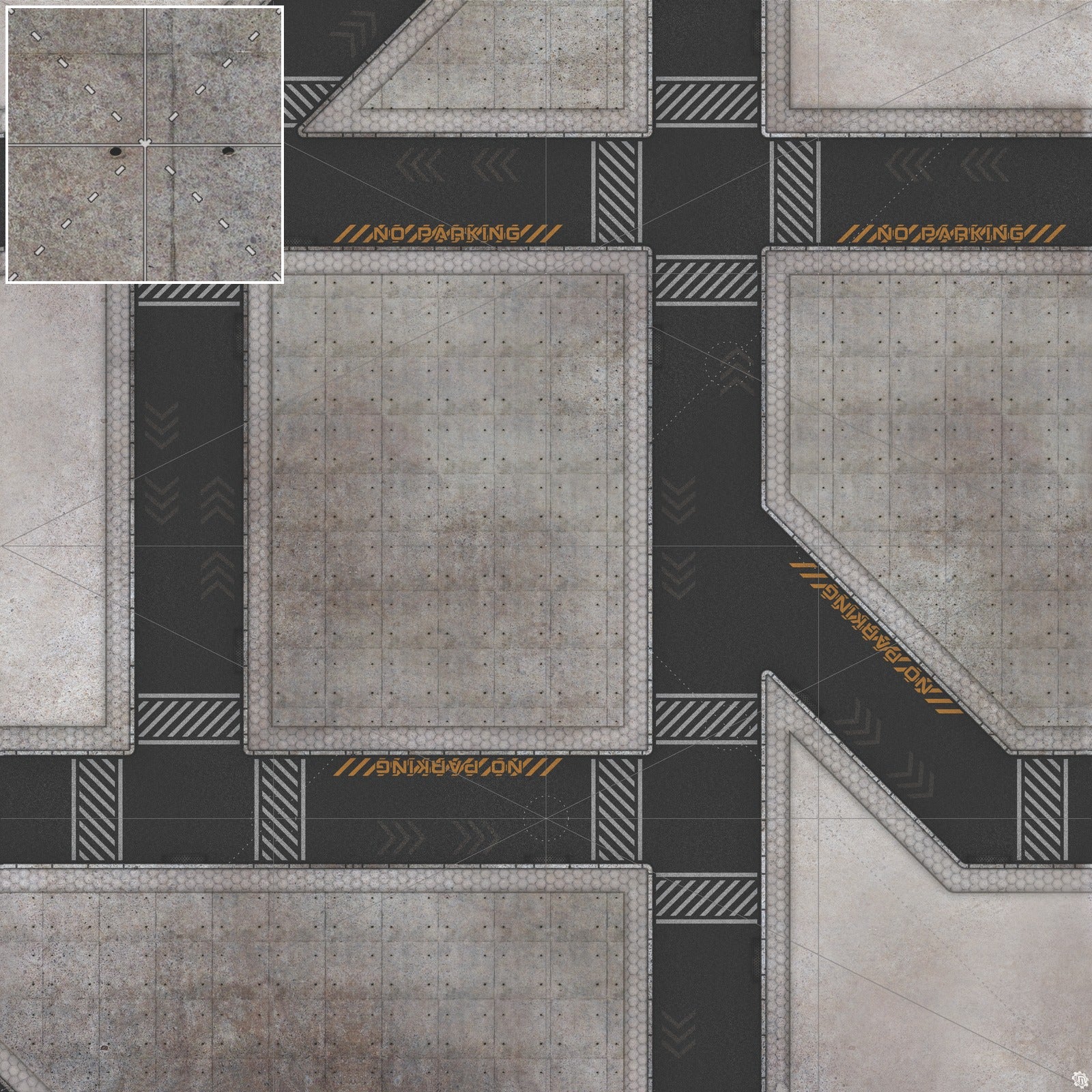Mats by Mars: Hab Blok B Tabletop Wargaming Play Mat