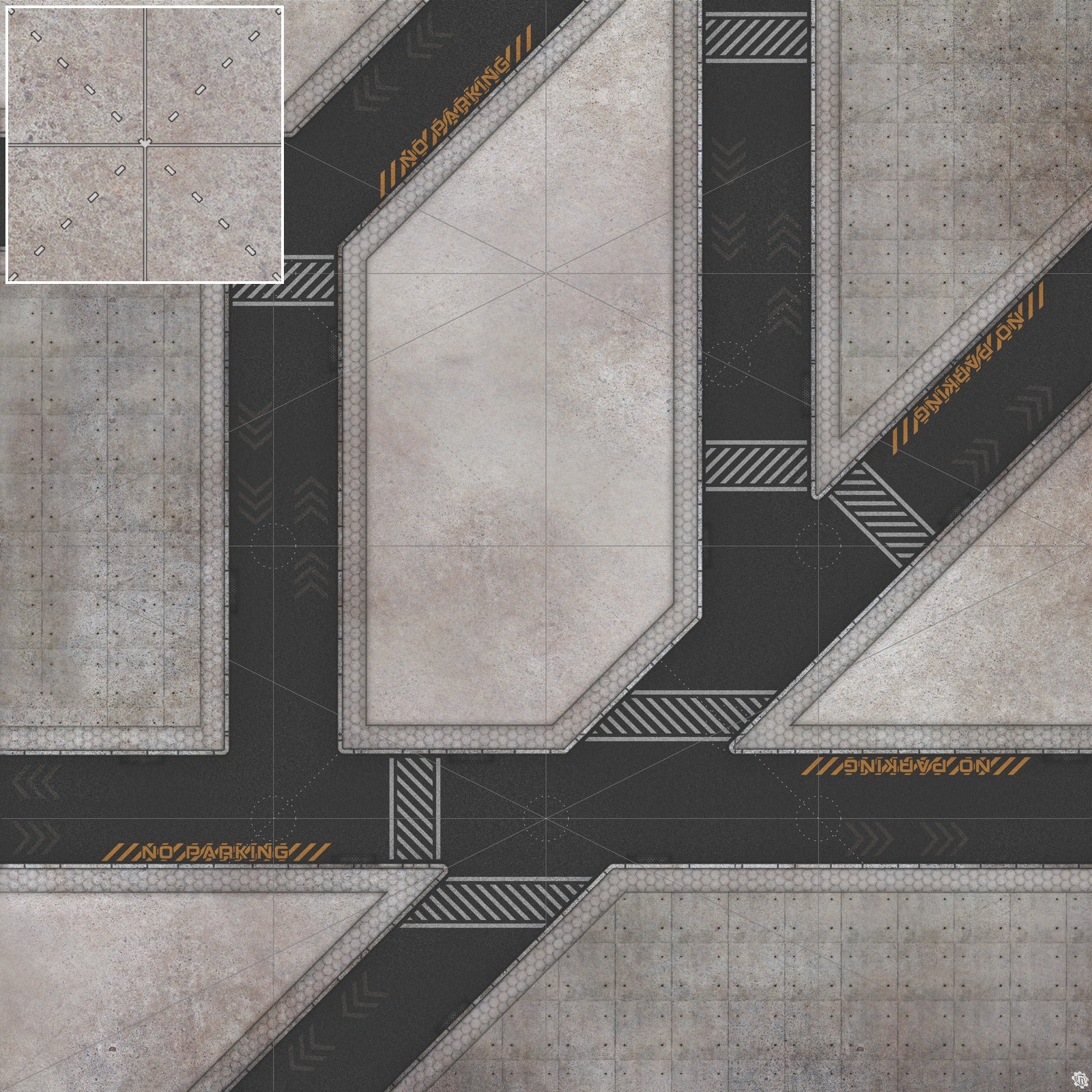 Mats by Mars: Hab Blok C Tabletop Wargaming Play Mat