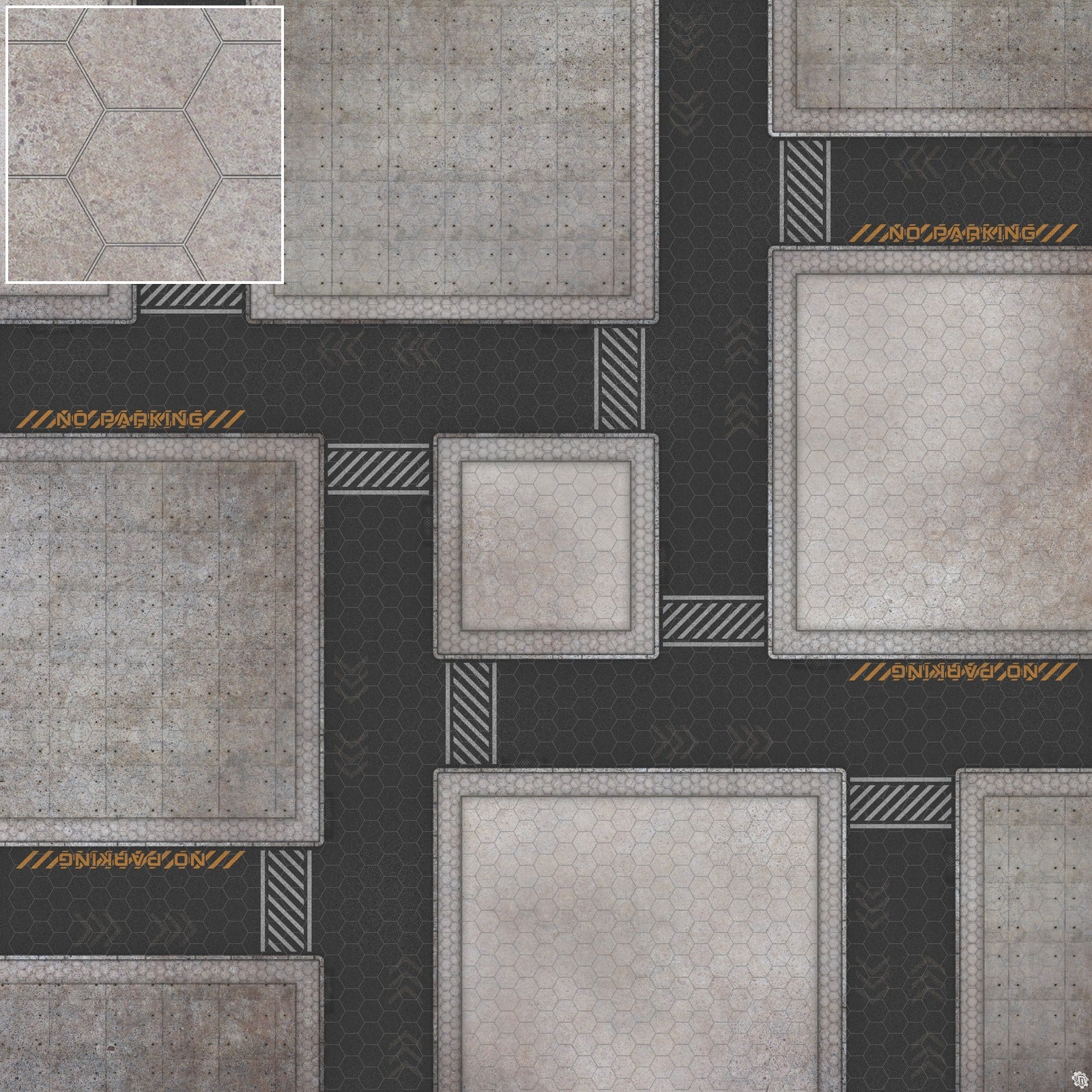 Mats by Mars: Hab Blok E Tabletop Wargaming Play Mat