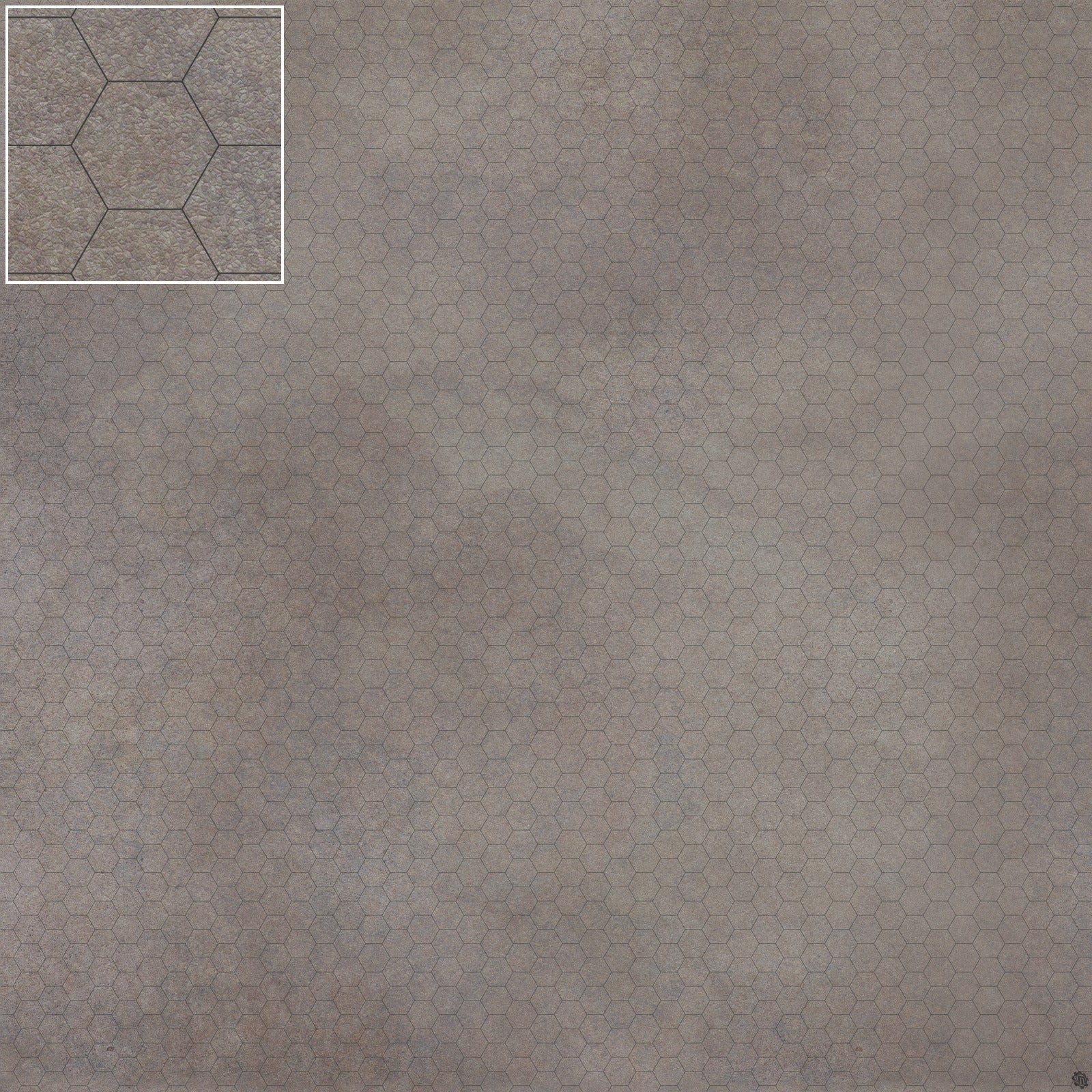Mats by Mars: Koncrete Blok (Dark) Tabletop Wargaming Play Mat