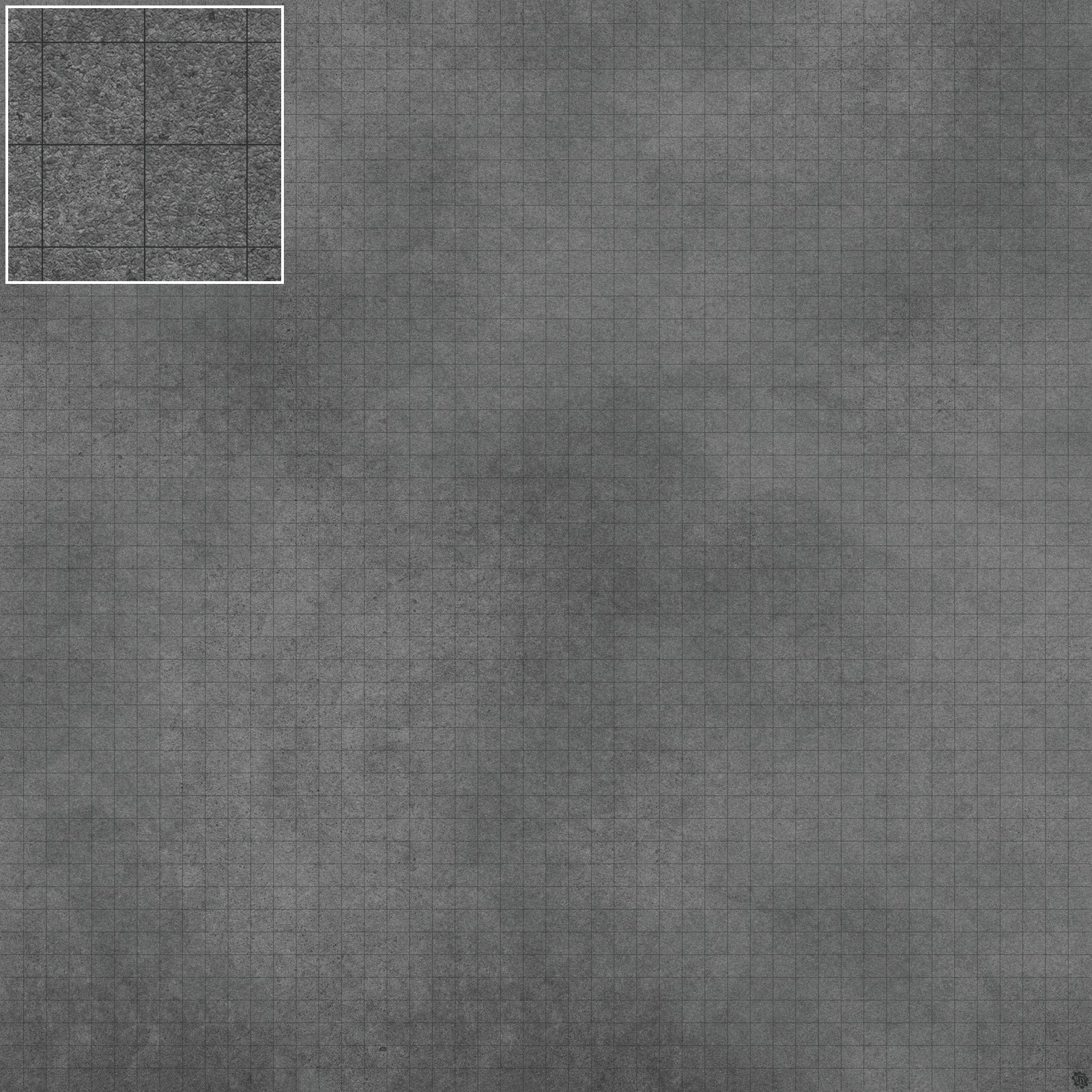 Mats by Mars: Koncrete Blok (Extra Dark) Tabletop Wargaming Play Mat