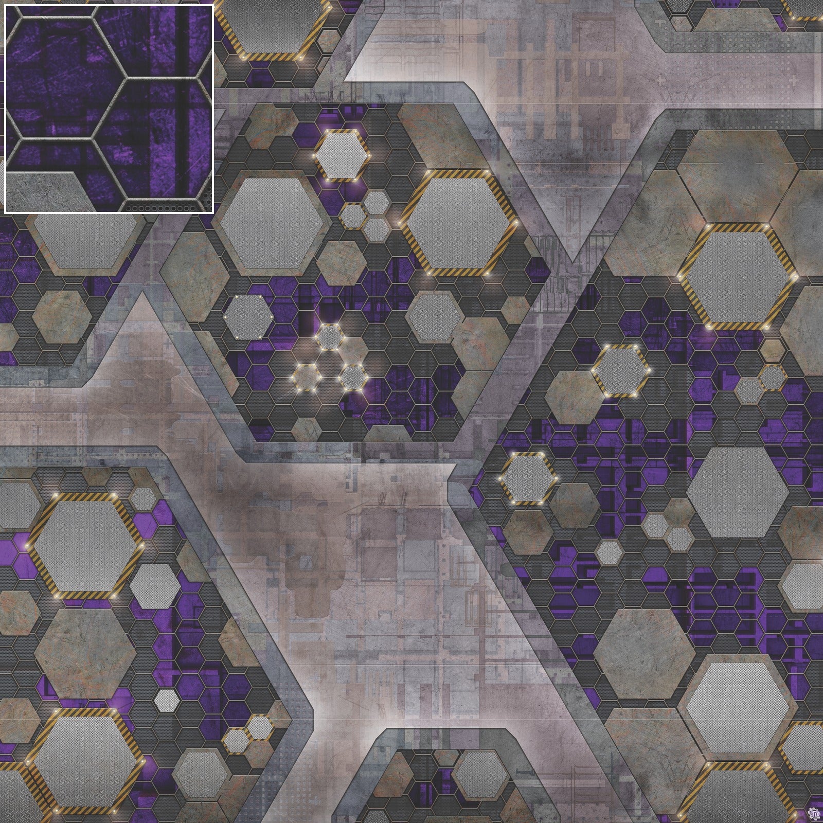 Mats by Mars: Quinfinity Amethyst Tabletop Wargaming Play Mat