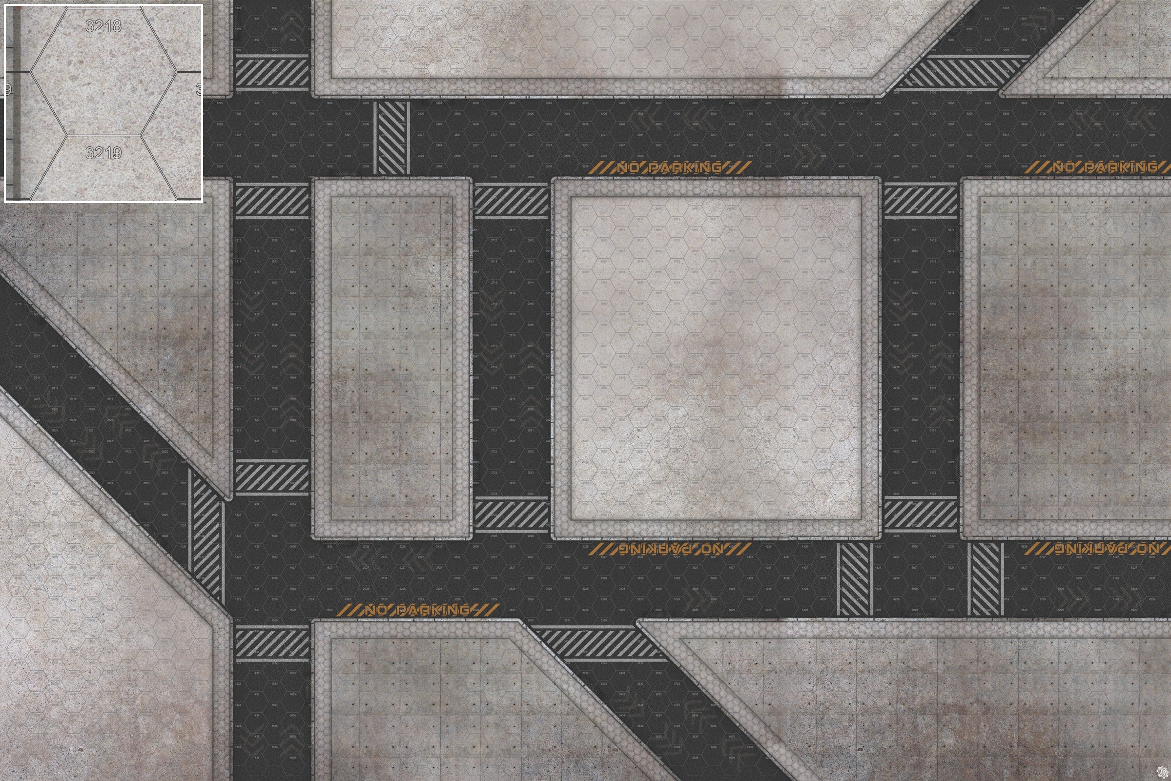 Mats by Mars: Hab Blok A Tabletop Wargaming Play Mat