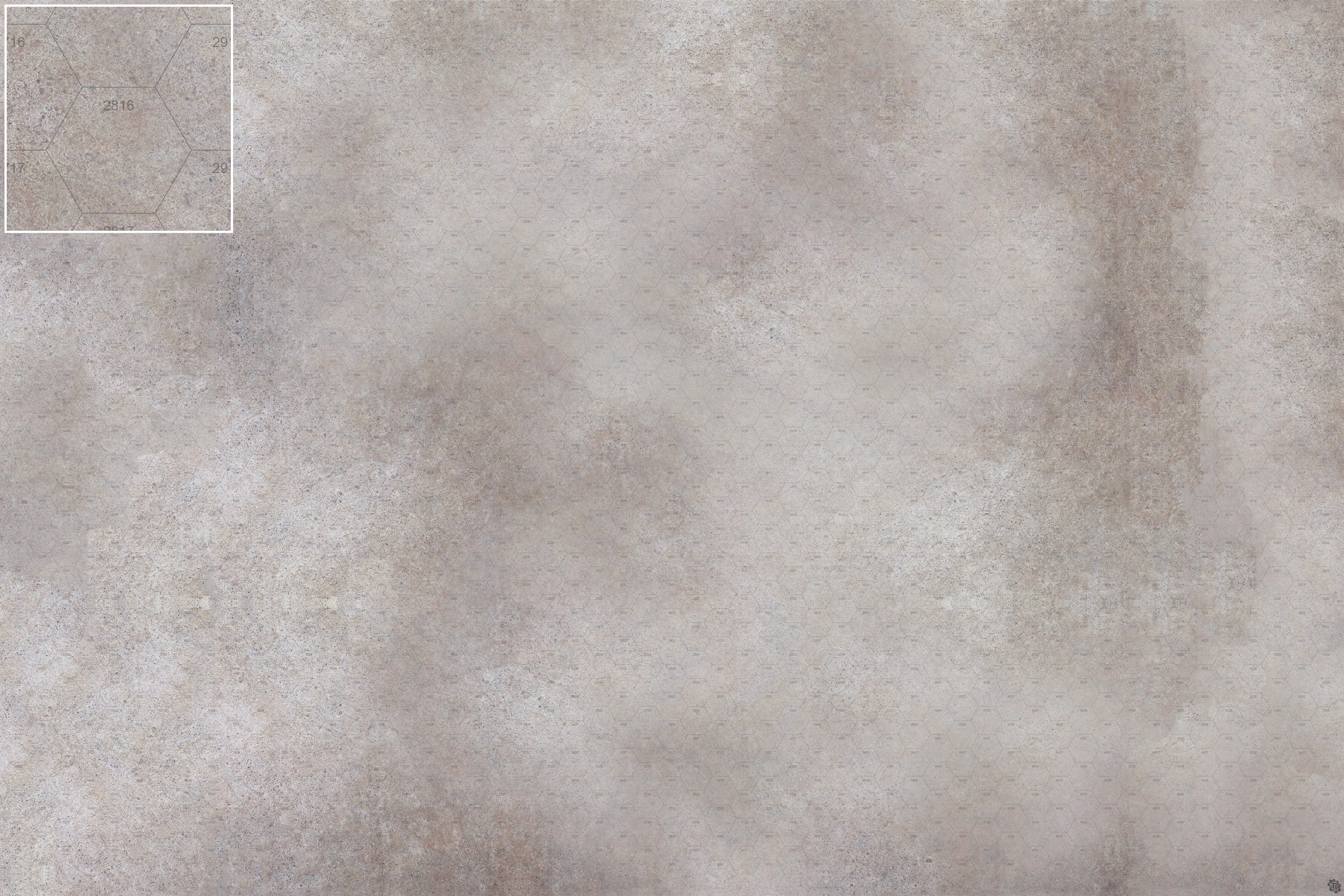 Mats by Mars: Koncrete Blok (Light) Tabletop Wargaming Play Mat