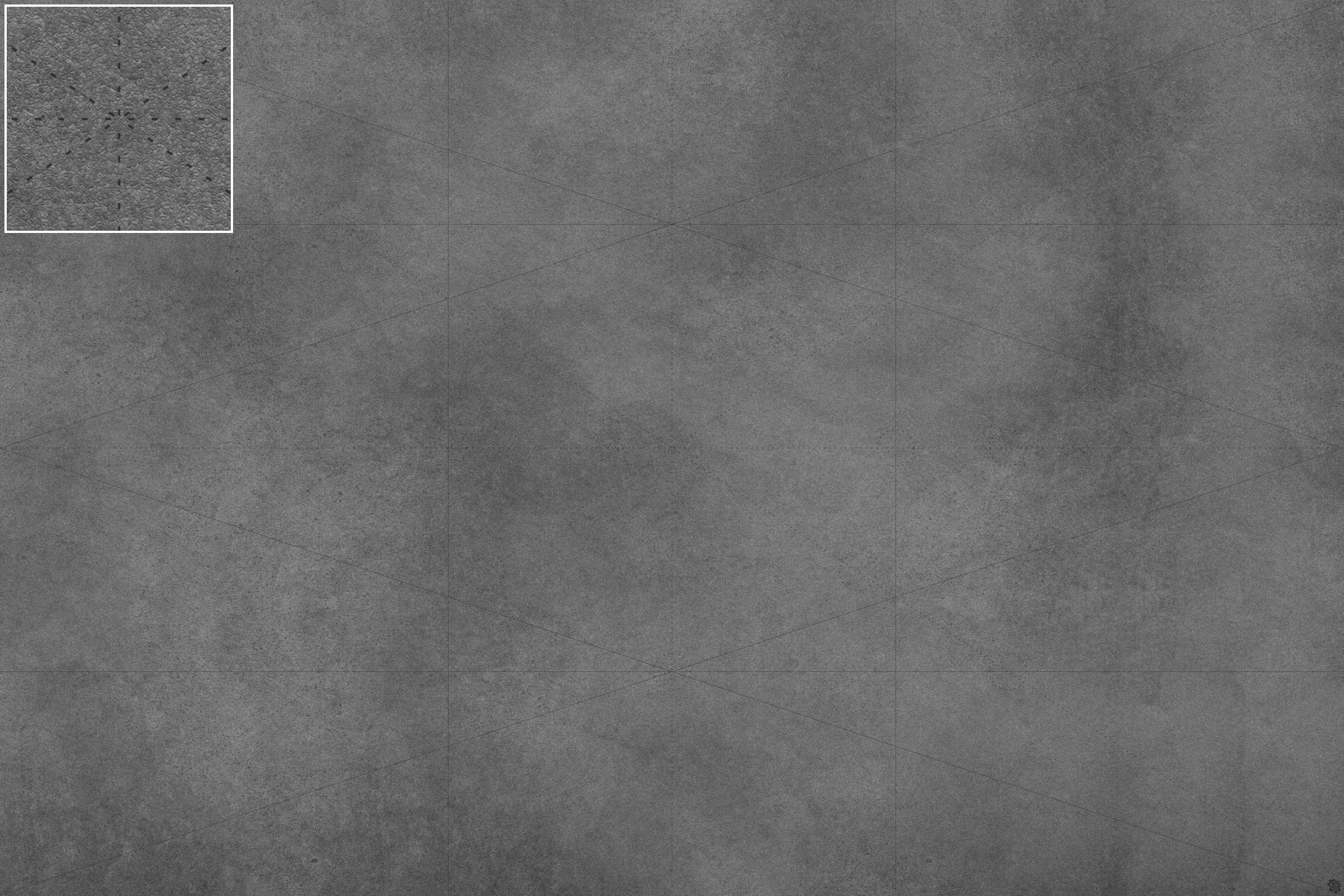 Mats by Mars: Koncrete Blok (Extra Dark) Tabletop Wargaming Play Mat