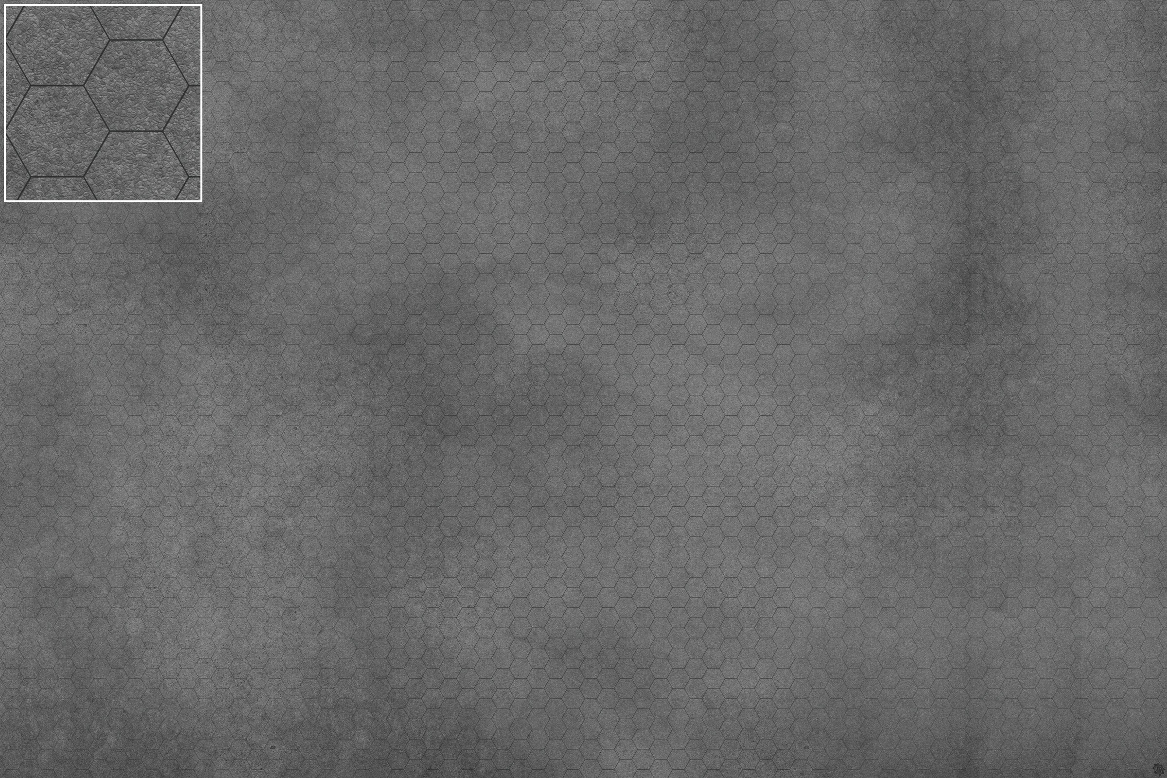 Mats by Mars: Koncrete Blok (Extra Dark) Tabletop Wargaming Play Mat