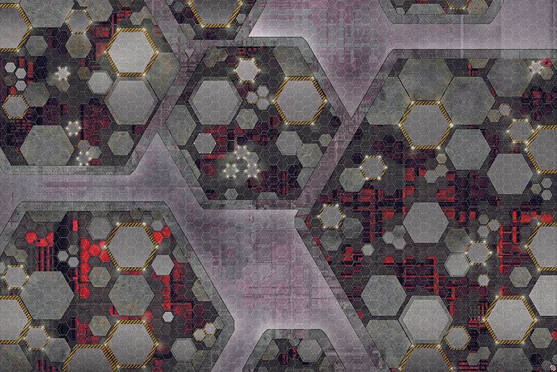 Mats by Mars: Quinfinity Ruby Tabletop Wargaming Play Mat