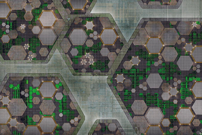 Mats by Mars: Quinfinity Jade Tabletop Wargaming Play Mat