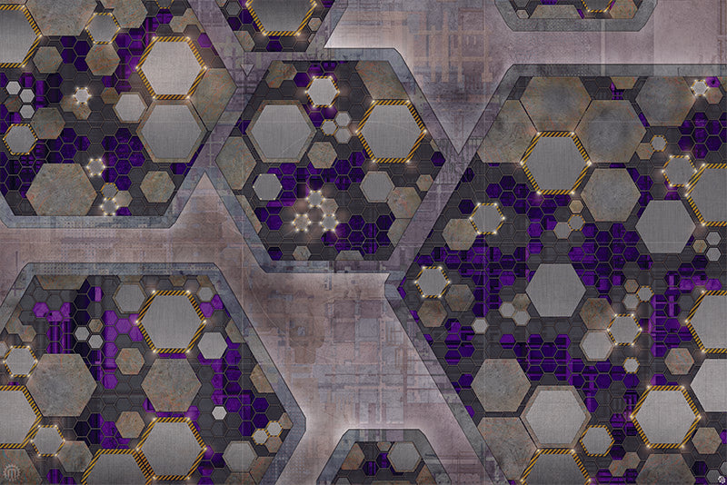 Mats by Mars: Quinfinity Amethyst Tabletop Wargaming Play Mat