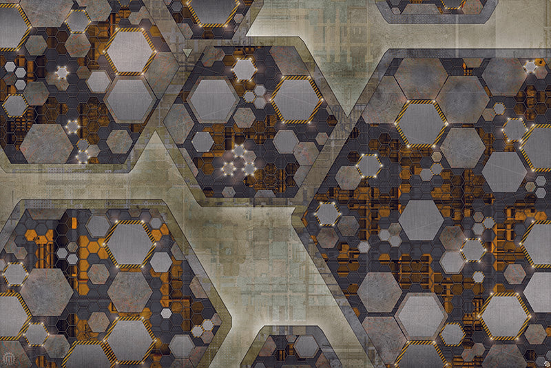 Mats by Mars: Quinfinity Citrine Tabletop Wargaming Play Mat