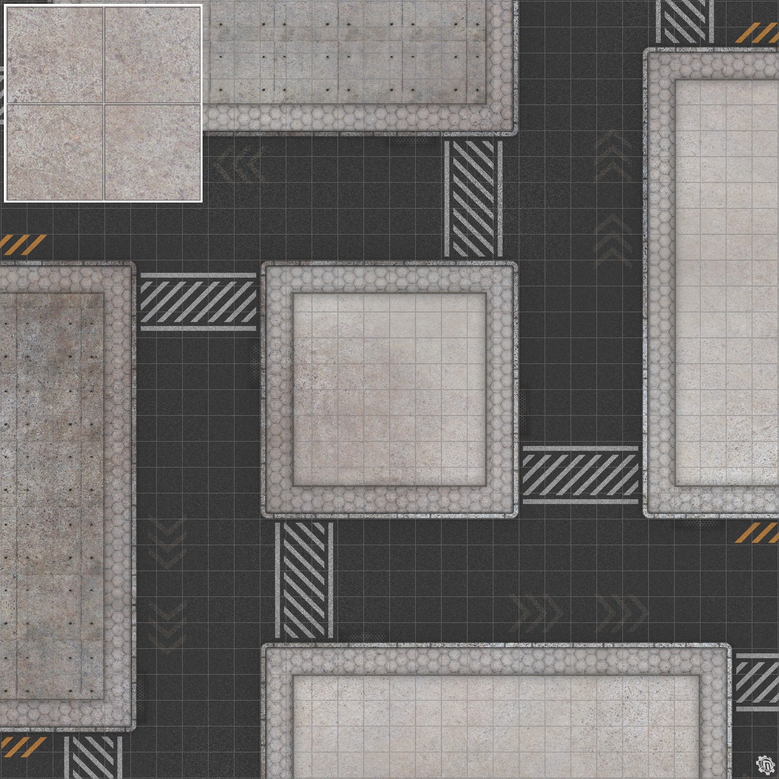 Mats by Mars: Hab Blok E Tabletop Wargaming Play Mat