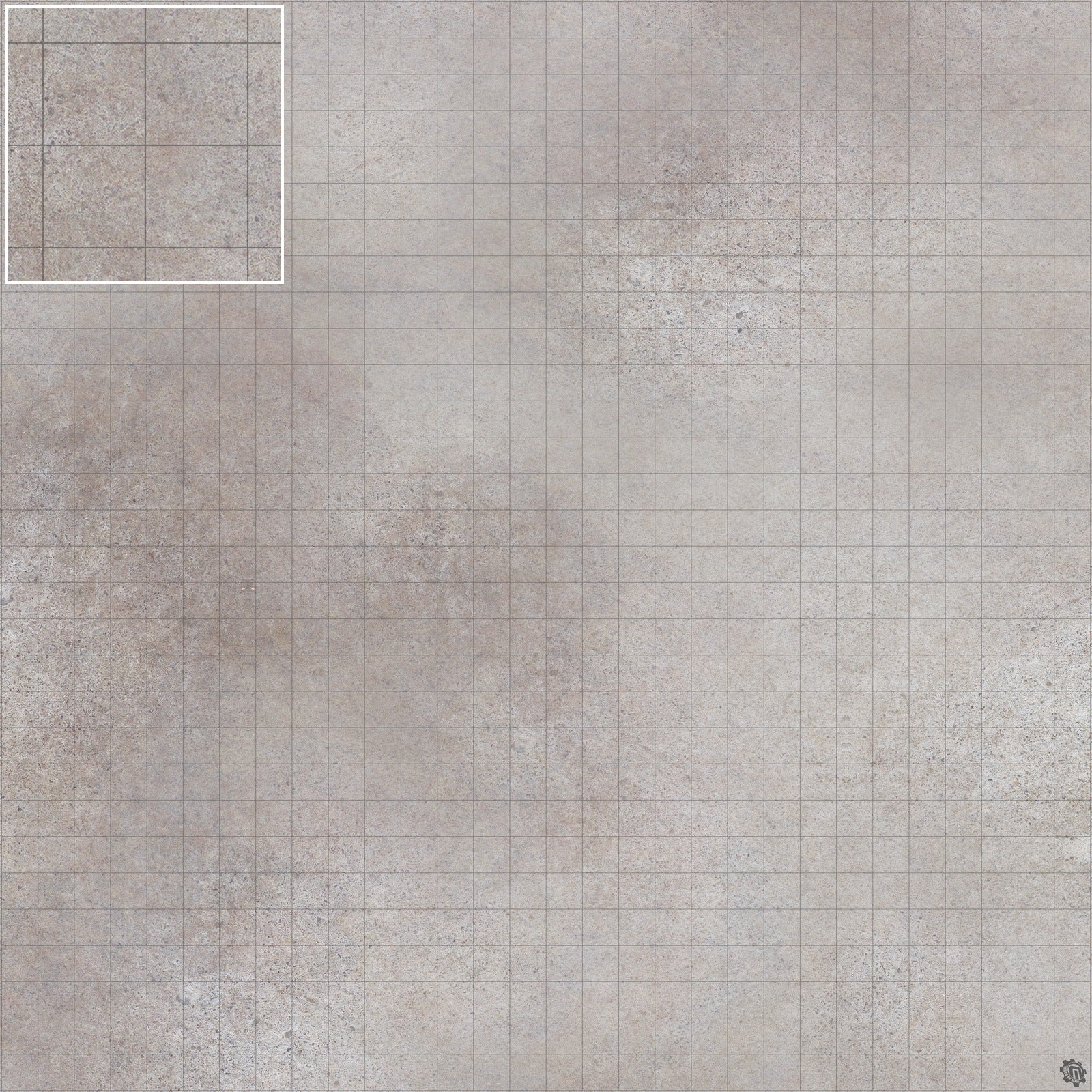 Mats by Mars: Koncrete Blok (Light) Tabletop Wargaming Play Mat