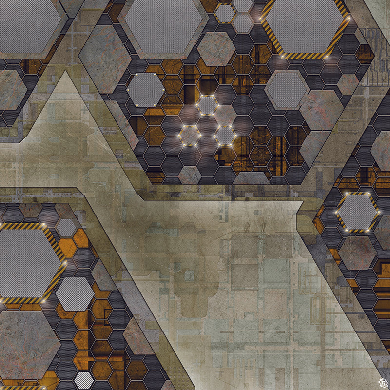 Mats by Mars: Quinfinity Citrine Tabletop Wargaming Play Mat