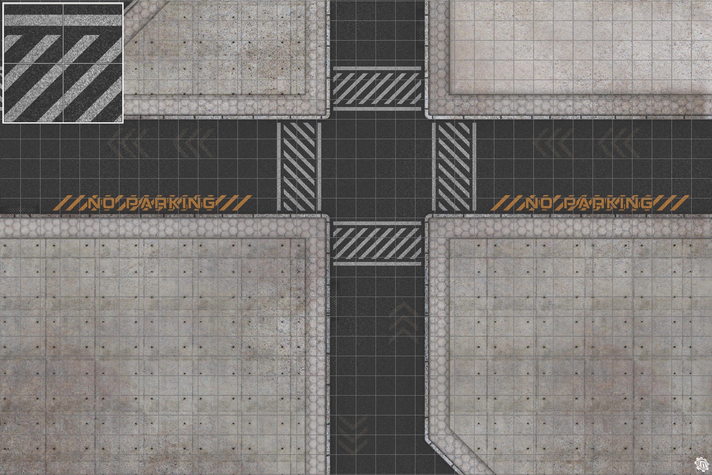 Mats by Mars: Hab Blok B Tabletop Wargaming Play Mat