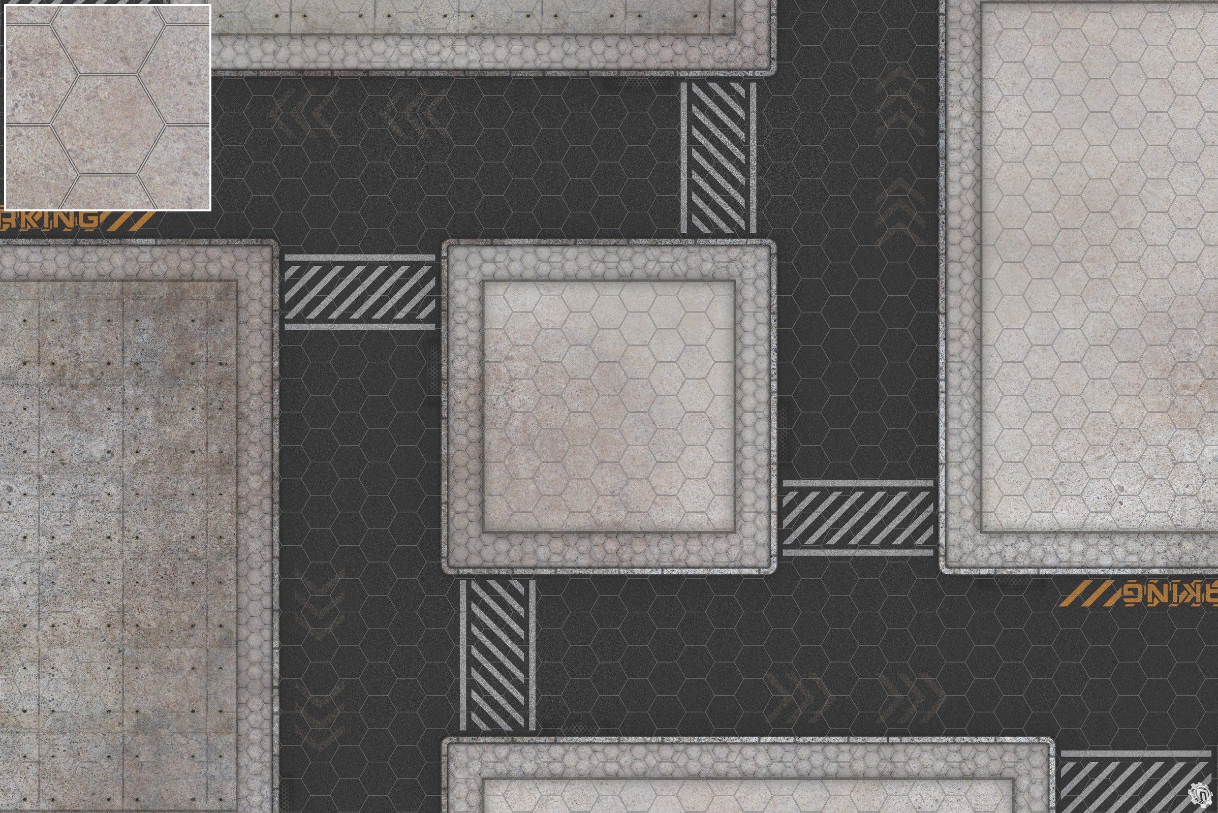 Mats by Mars: Hab Blok E Tabletop Wargaming Play Mat