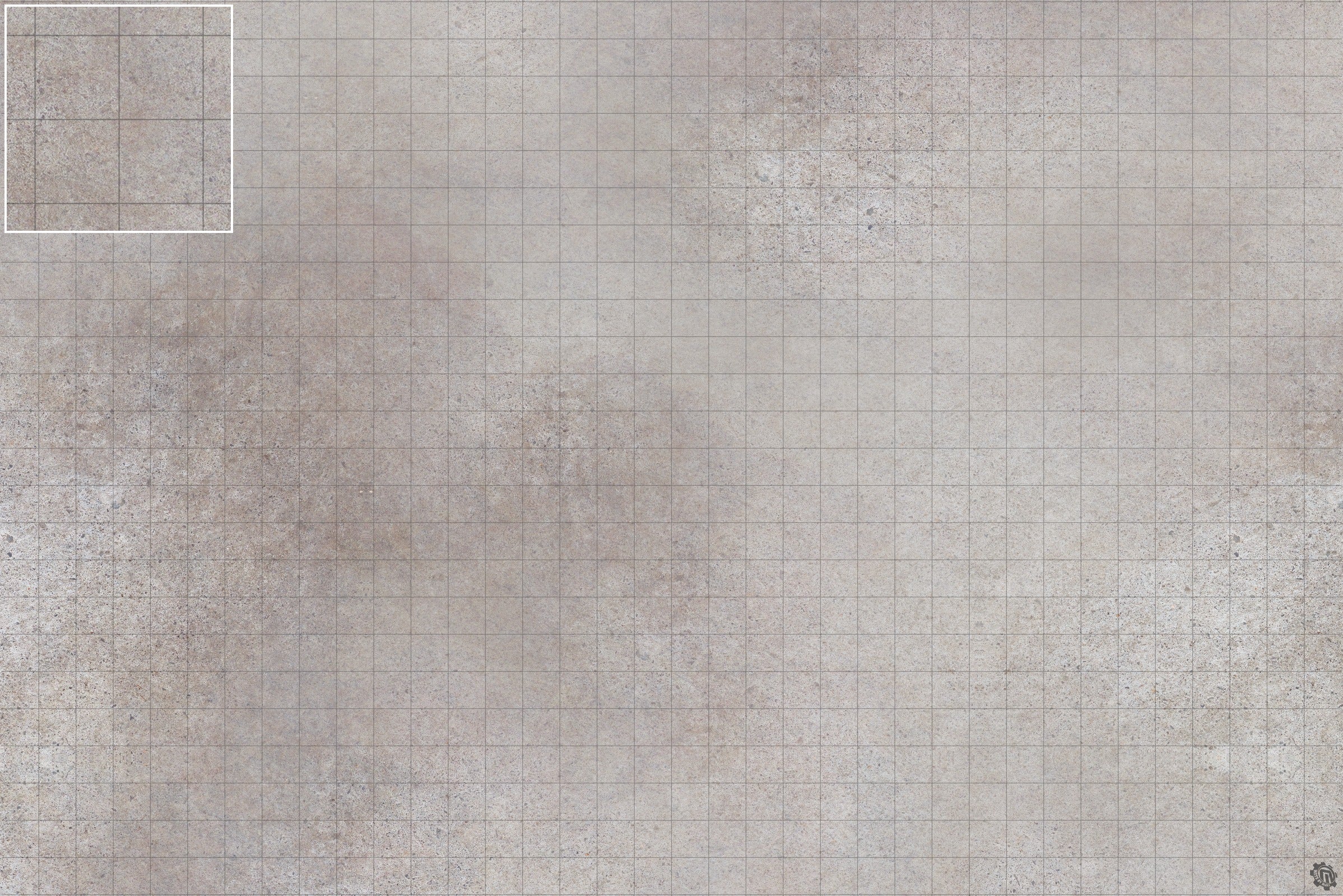 Mats by Mars: Koncrete Blok (Light) Tabletop Wargaming Play Mat