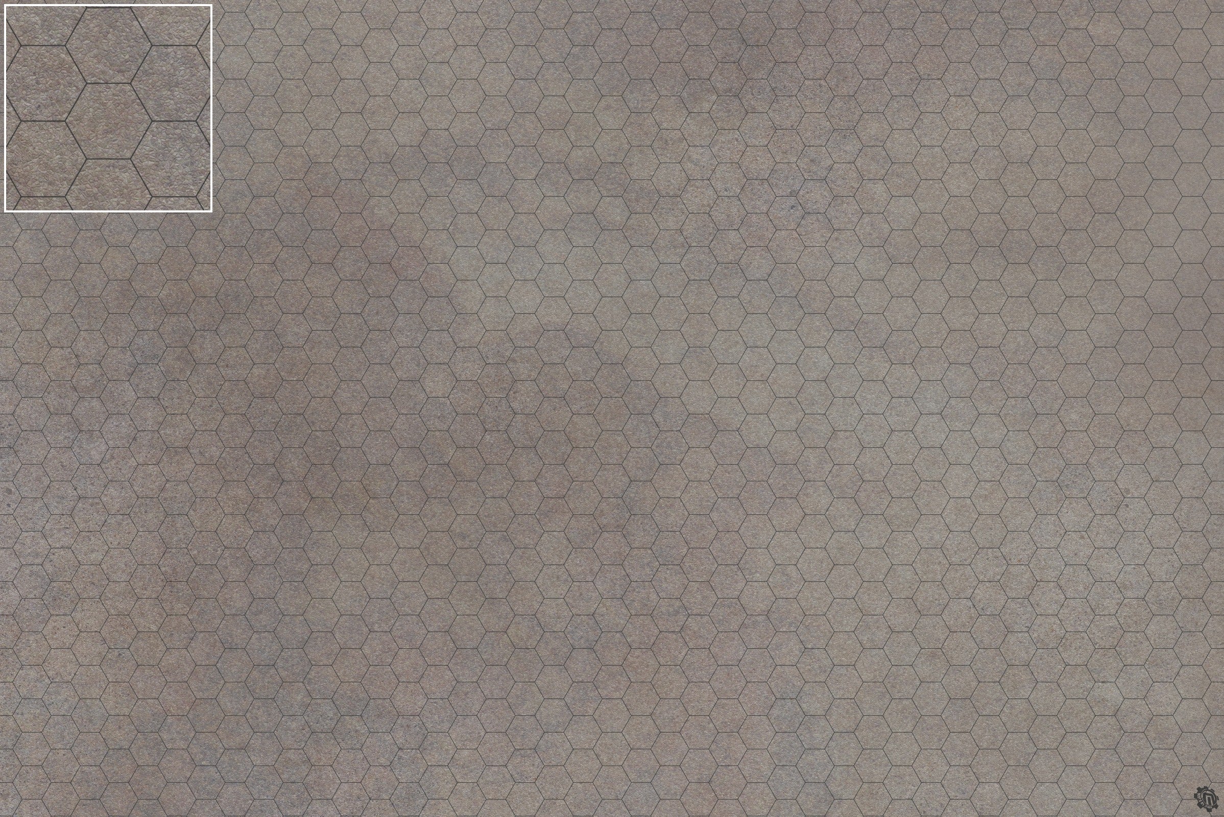 Mats by Mars: Koncrete Blok (Dark) Tabletop Wargaming Play Mat