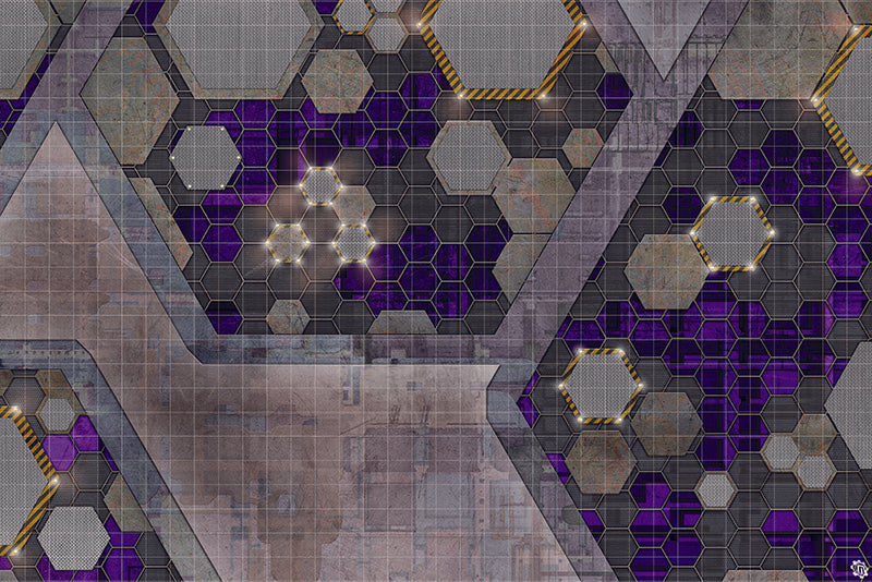 Mats by Mars: Quinfinity Amethyst Tabletop Wargaming Play Mat