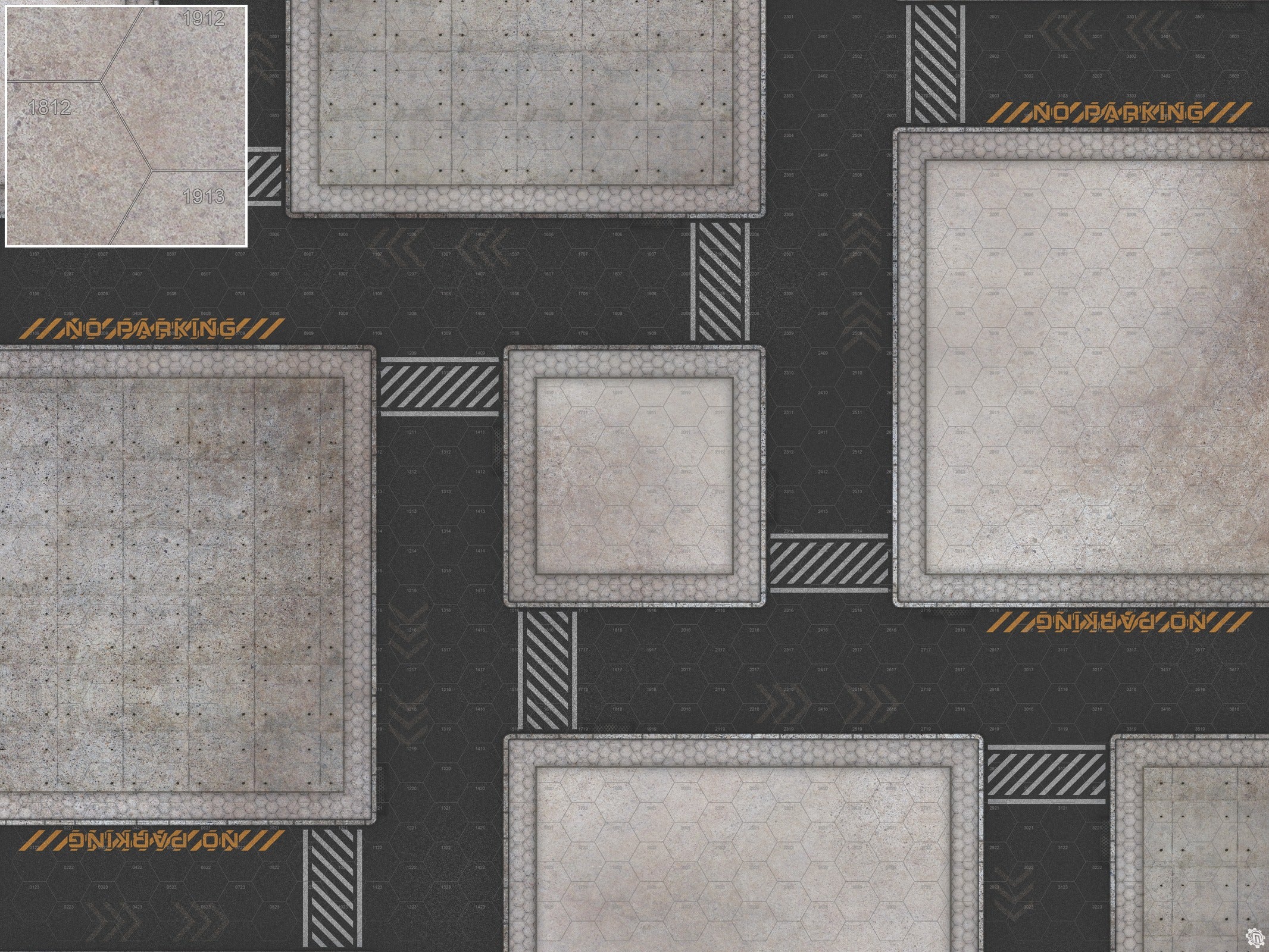 Mats by Mars: Hab Blok E Tabletop Wargaming Play Mat