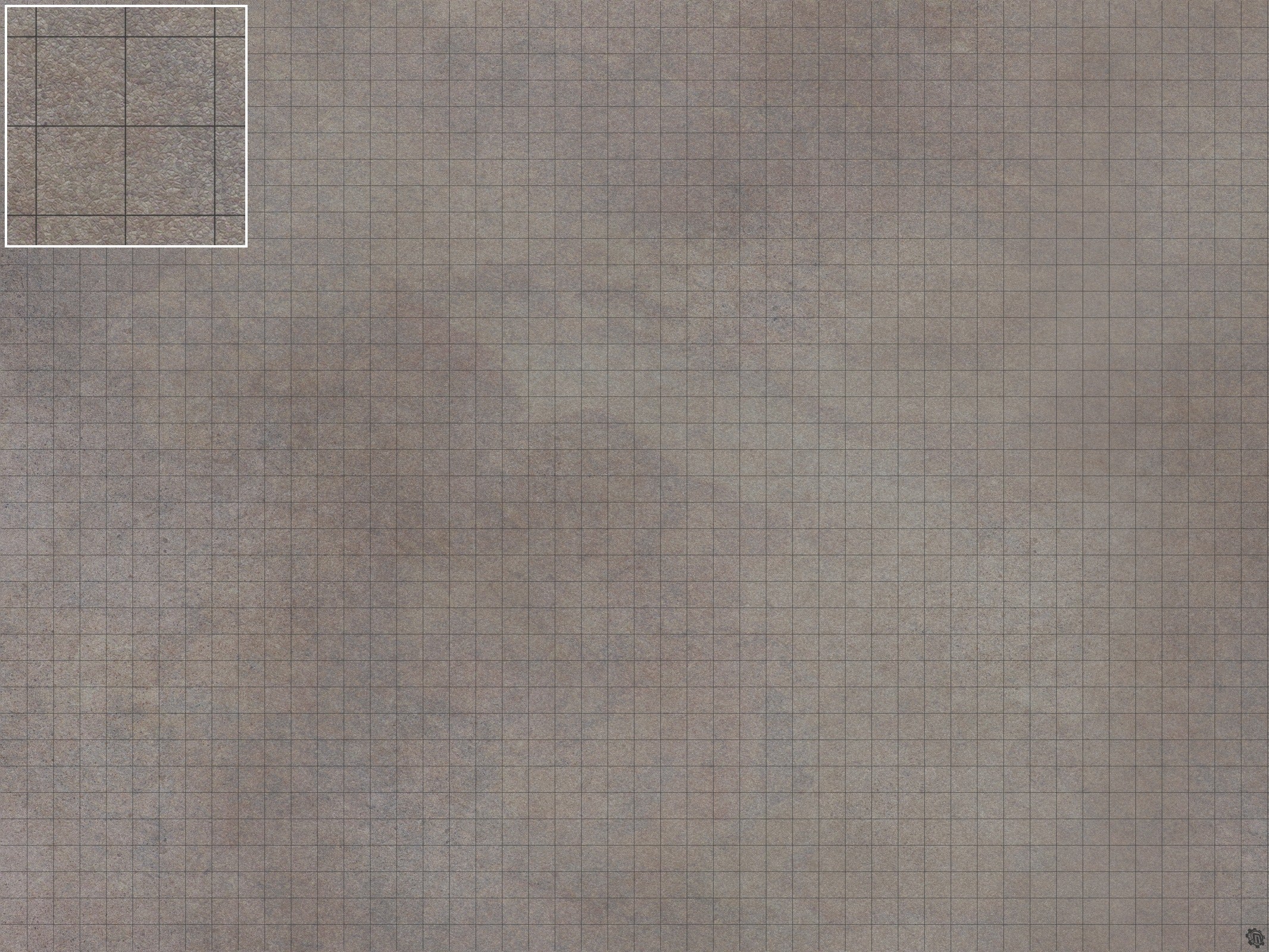 Mats by Mars: Koncrete Blok (Dark) Tabletop Wargaming Play Mat
