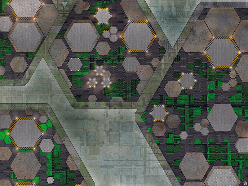 Mats by Mars: Quinfinity Jade Tabletop Wargaming Play Mat