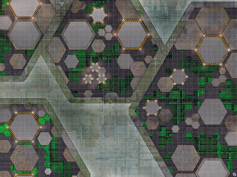 Mats by Mars: Quinfinity Jade Tabletop Wargaming Play Mat