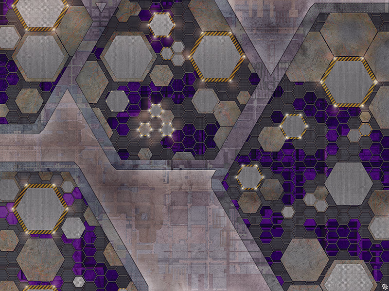 Mats by Mars: Quinfinity Amethyst Tabletop Wargaming Play Mat