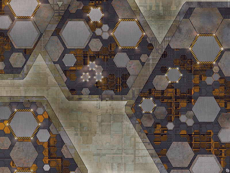 Mats by Mars: Quinfinity Citrine Tabletop Wargaming Play Mat