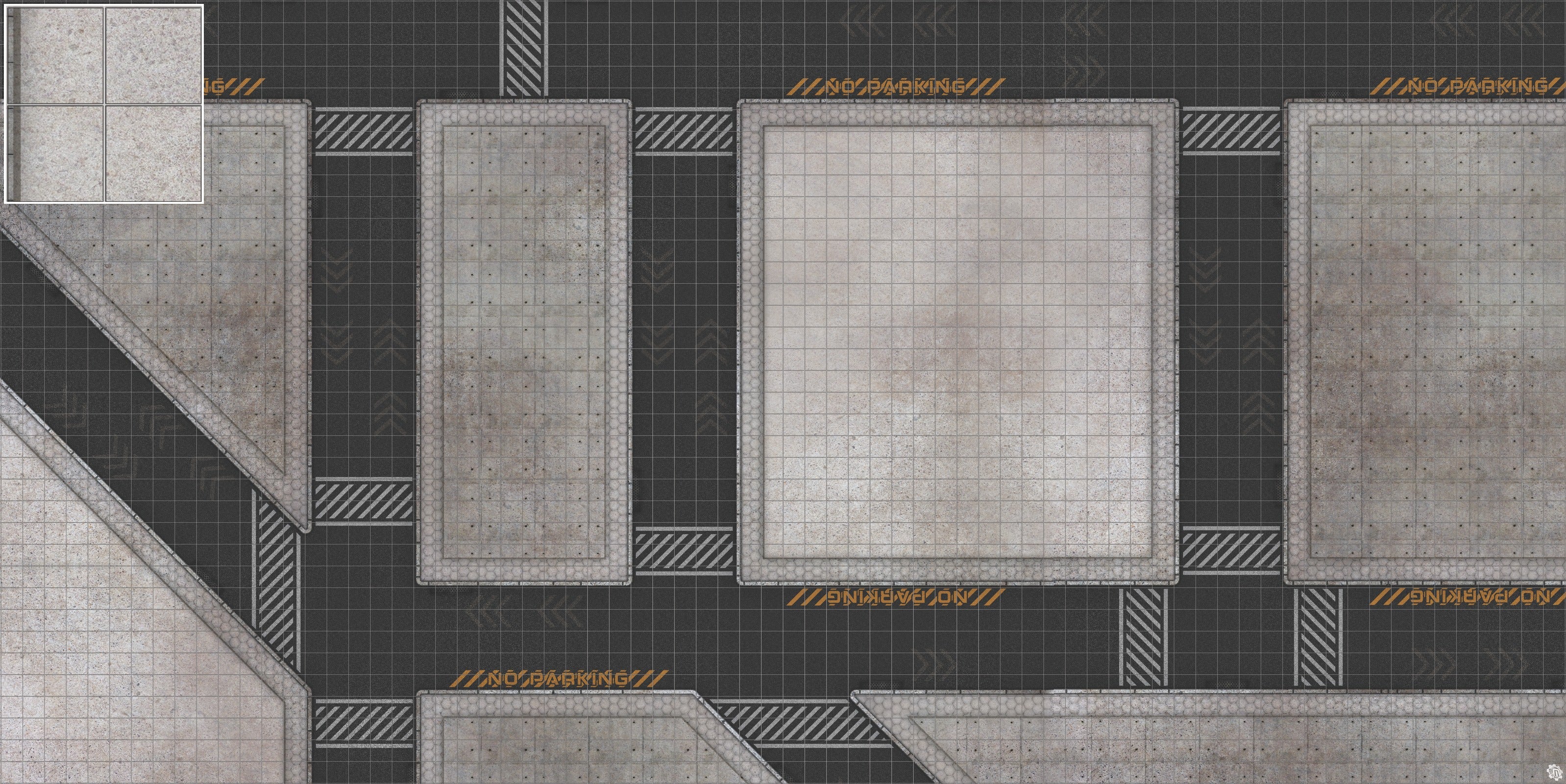 Mats by Mars: Hab Blok A Tabletop Wargaming Play Mat