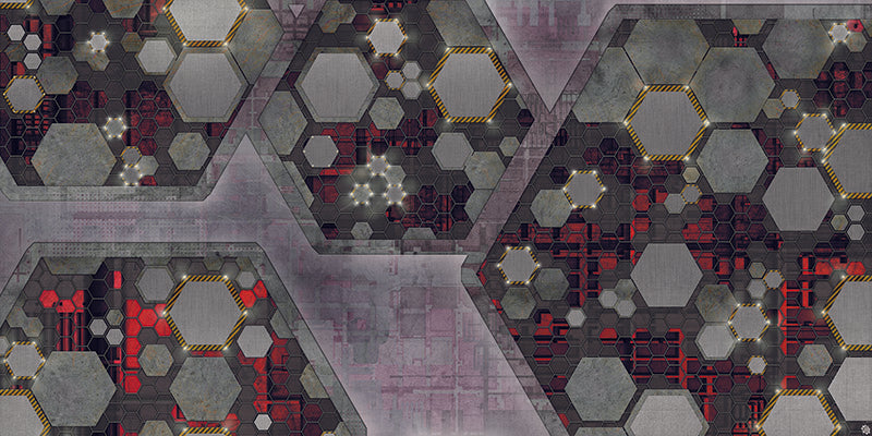 Mats by Mars: Quinfinity Ruby Tabletop Wargaming Play Mat