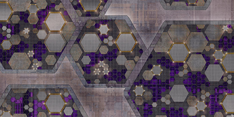 Mats by Mars: Quinfinity Amethyst Tabletop Wargaming Play Mat